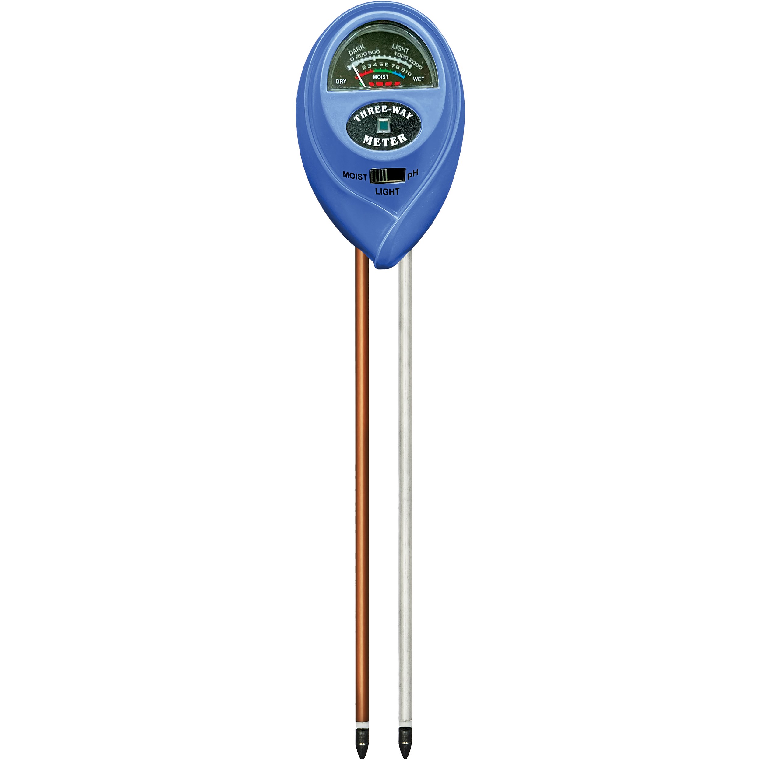 Gardener Select 3-Way Meter Moisture pH Light — priced per each; minimum 12; multiples of 12