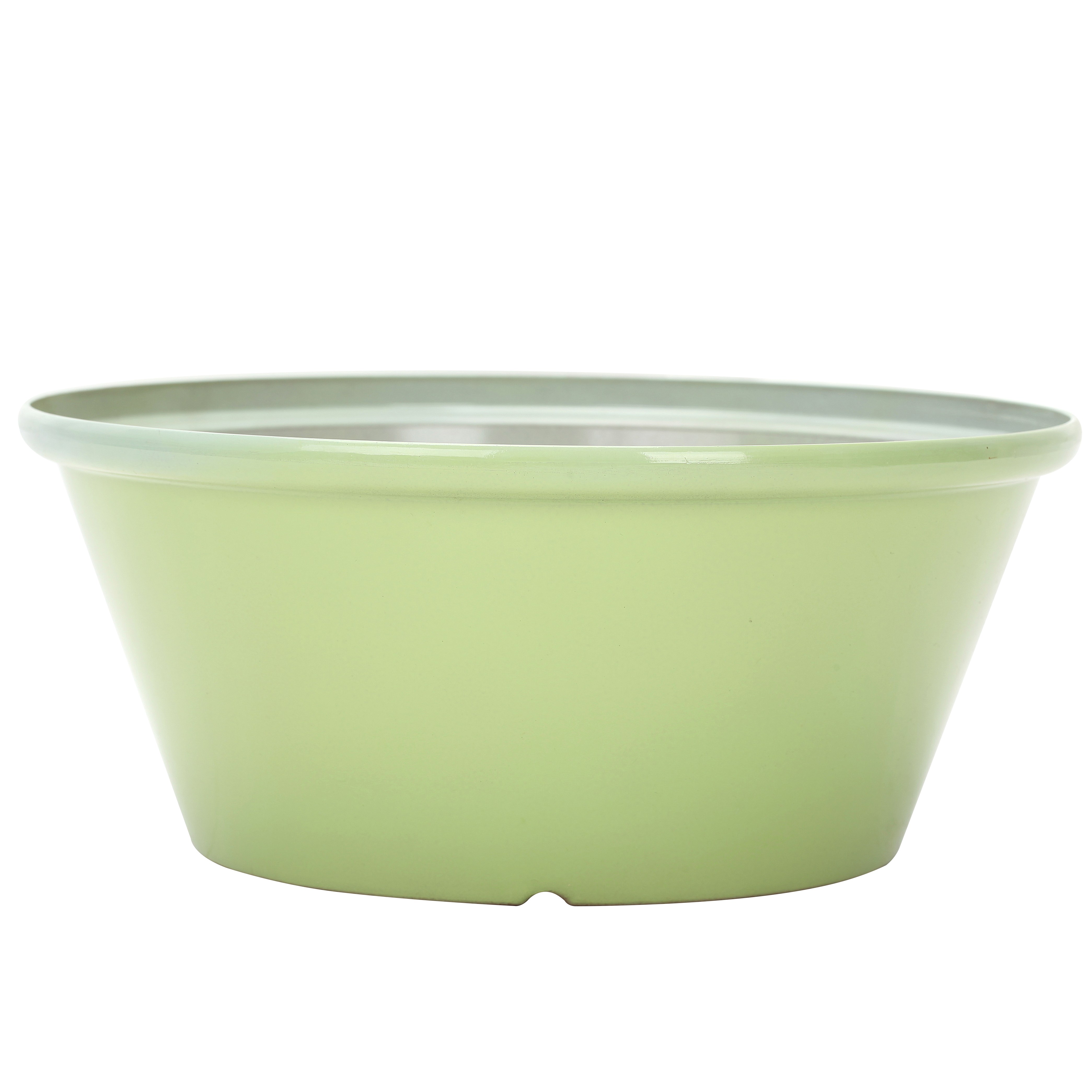 Gardener Select 12" Tulip Bowl Green Planter — priced per each; minimum 15; multiples of 15