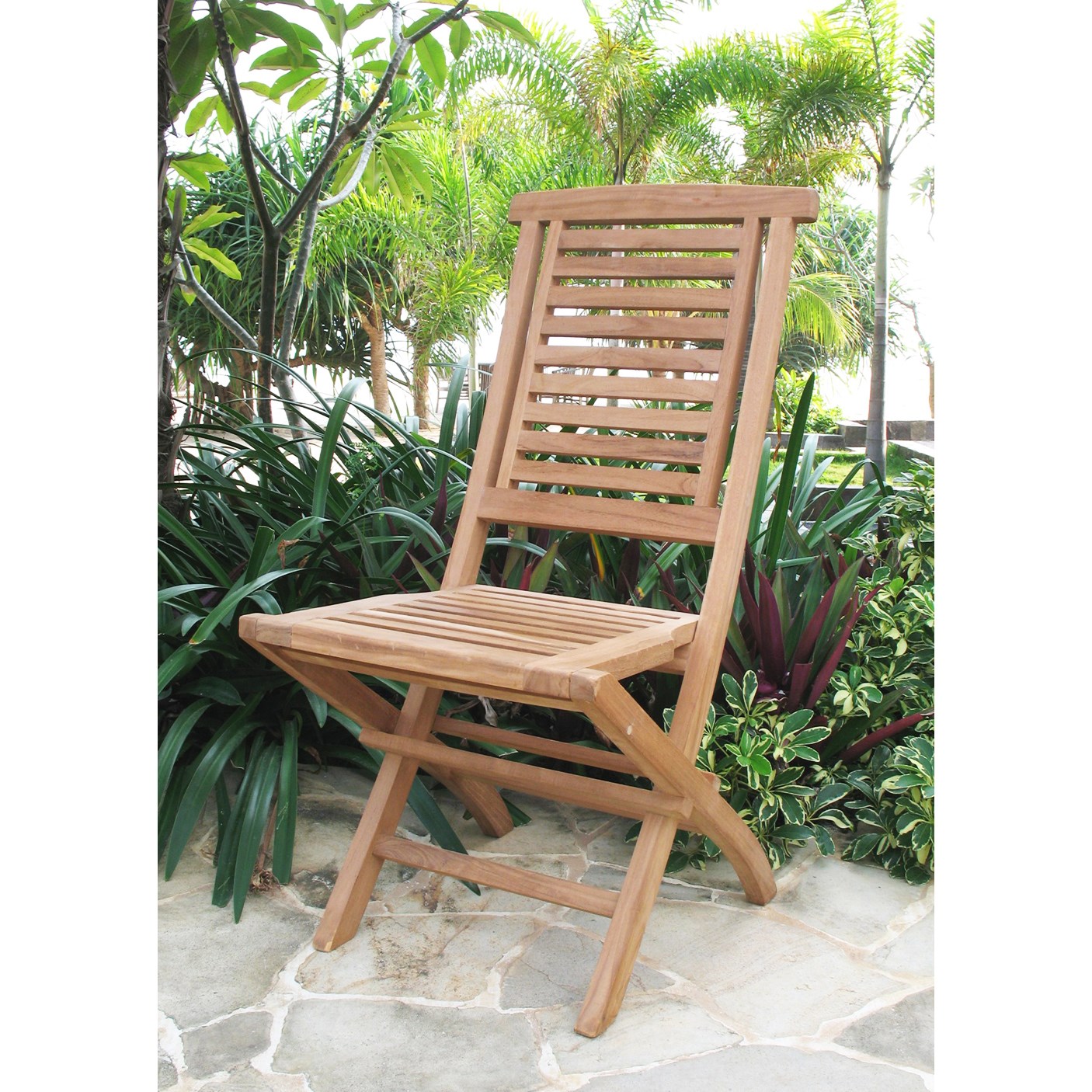 Gardener Select Teak Folding Chairs Golden 47x62x89cm — priced per each; minimum 2; multiples of 2