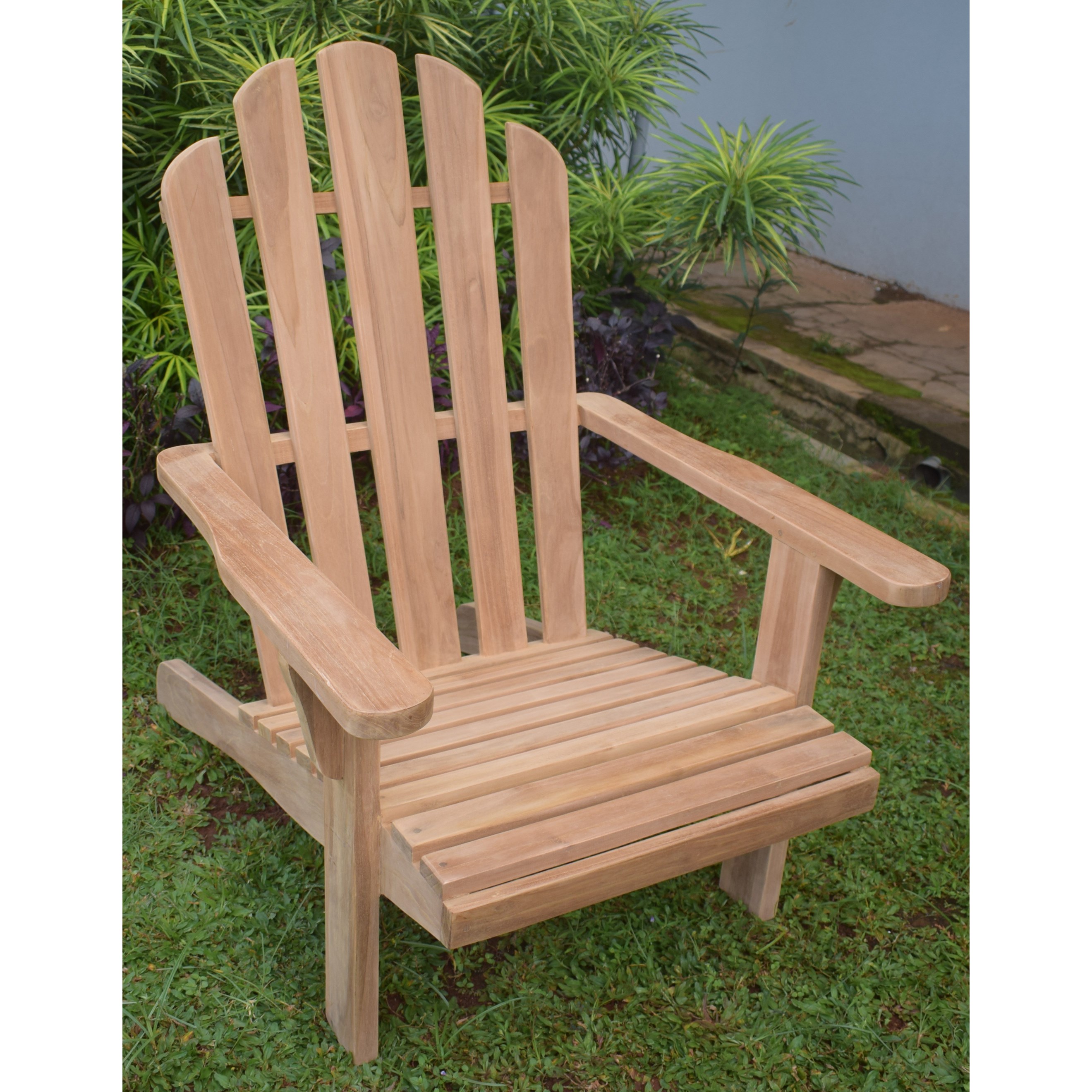 Gardener Select Teak Adirondack Chair Golden 73x102x104cm