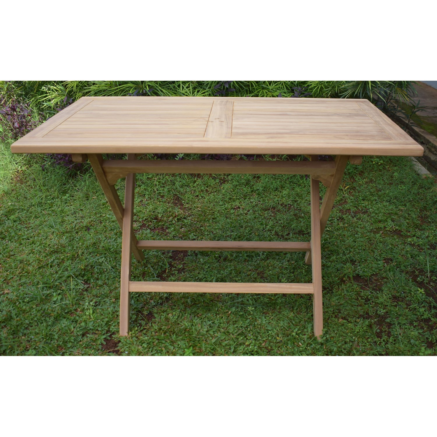 Gardener Select Teak Folding Table Rectangular Golden 70x120x75cm