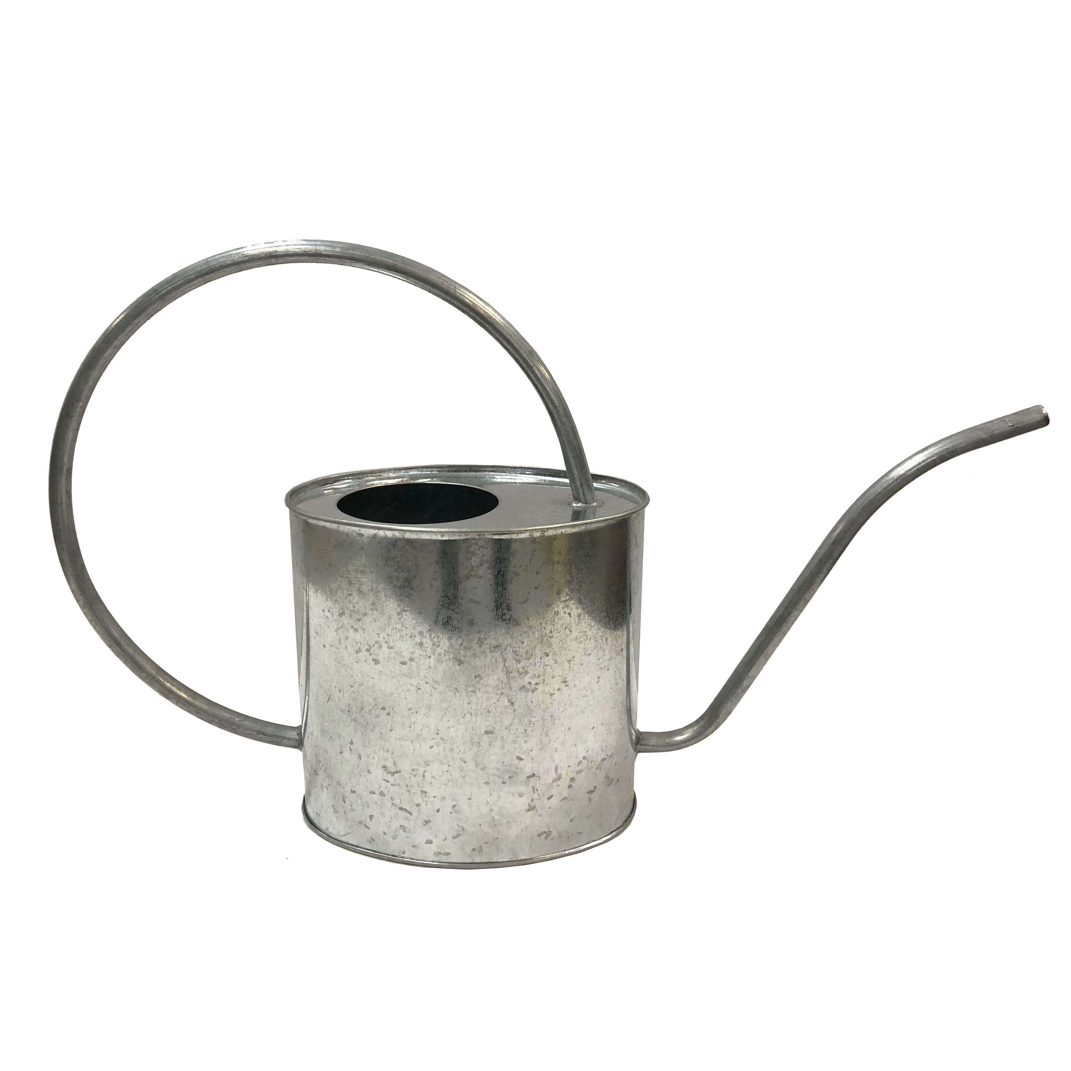 Gardener Select 2L Oval Watering Can Galvanized L16.9"xW4.3"xH9.8" Indoor — priced per each; minimum 6; multiples of 6