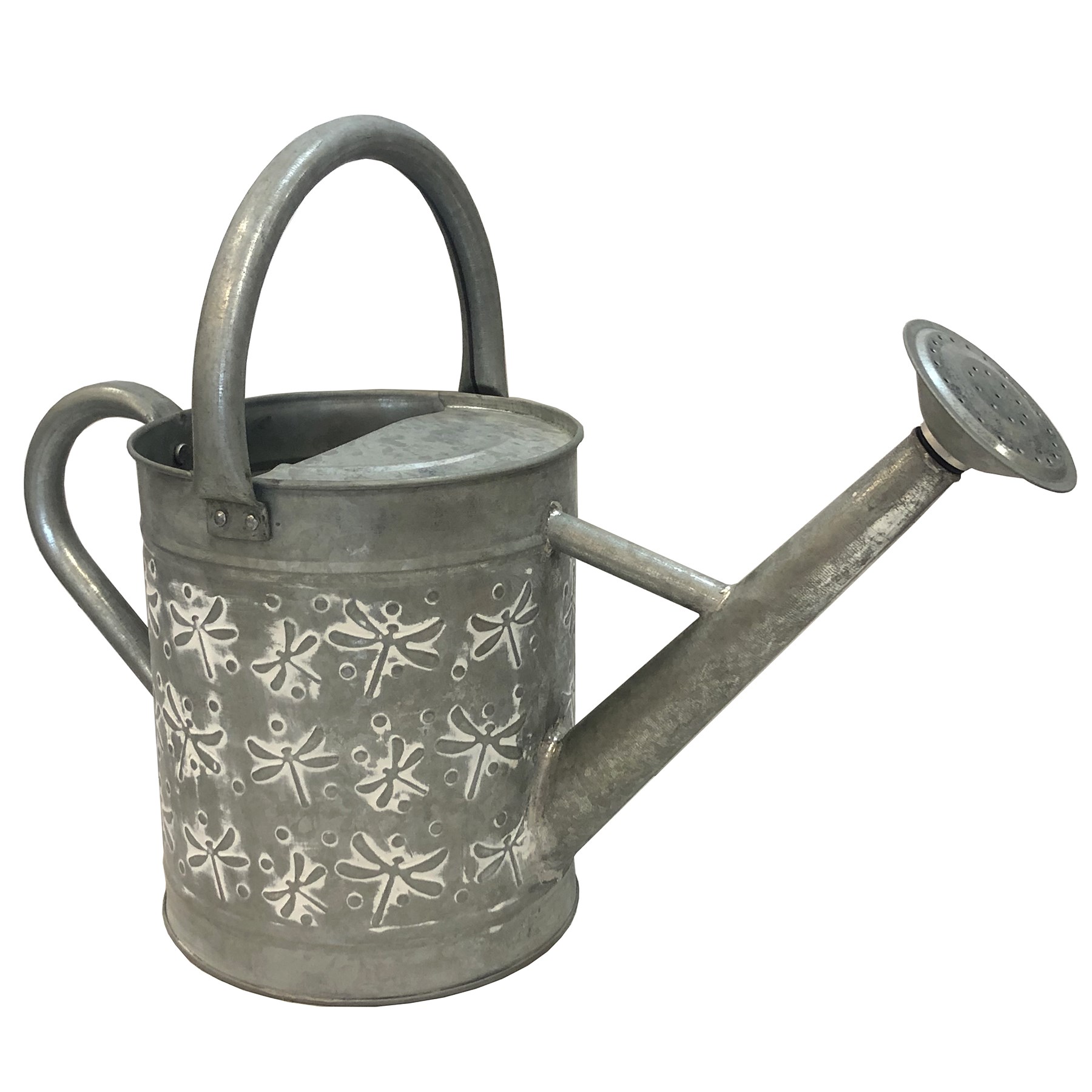 Gardener Select 3.5L.92G Watering Can Dragonfly Galvanized — priced per each; minimum 6; multiples of 6