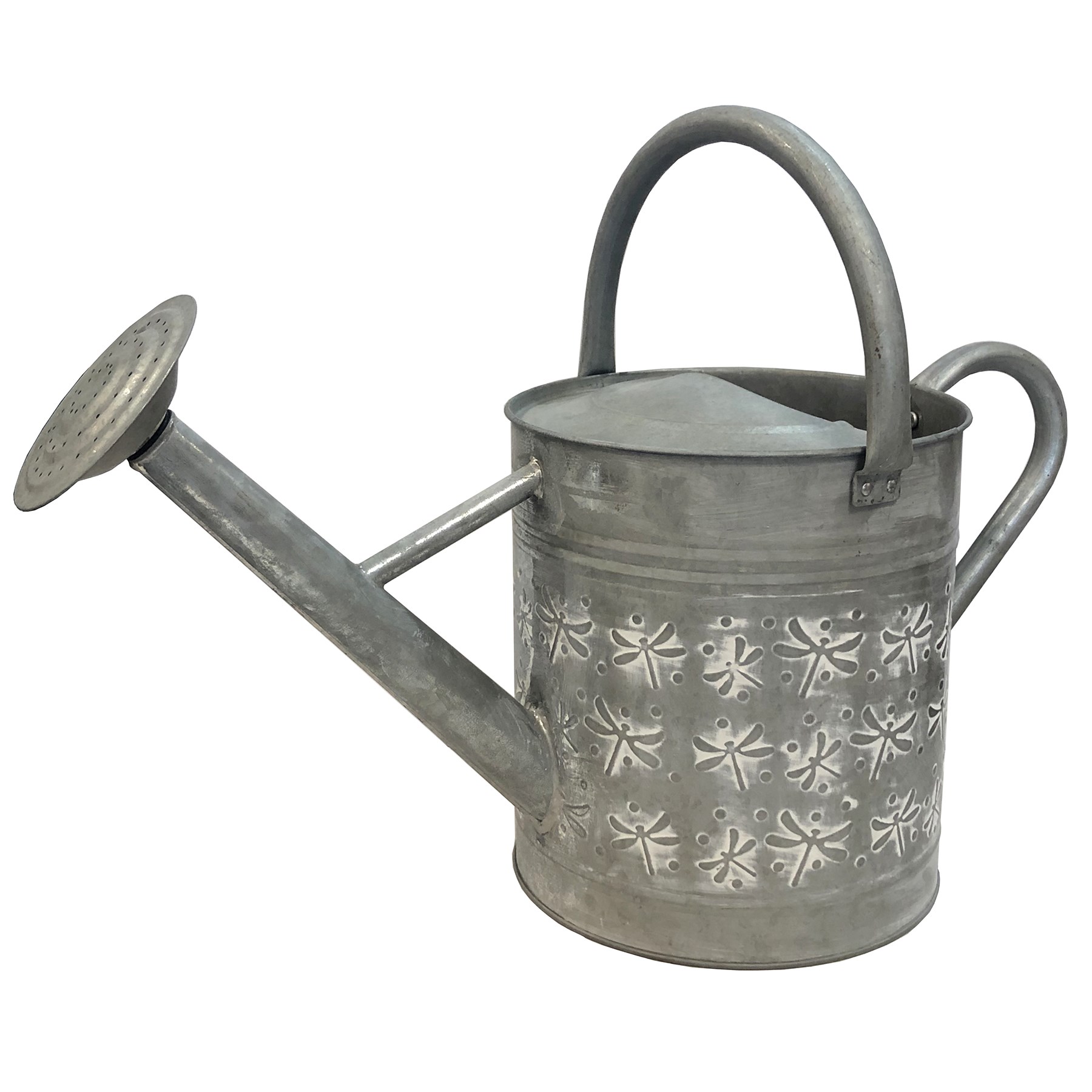 Gardener Select 7L 1.85G Watering Can Dragonfly Galvanized — priced per each; minimum 4; multiples of 4