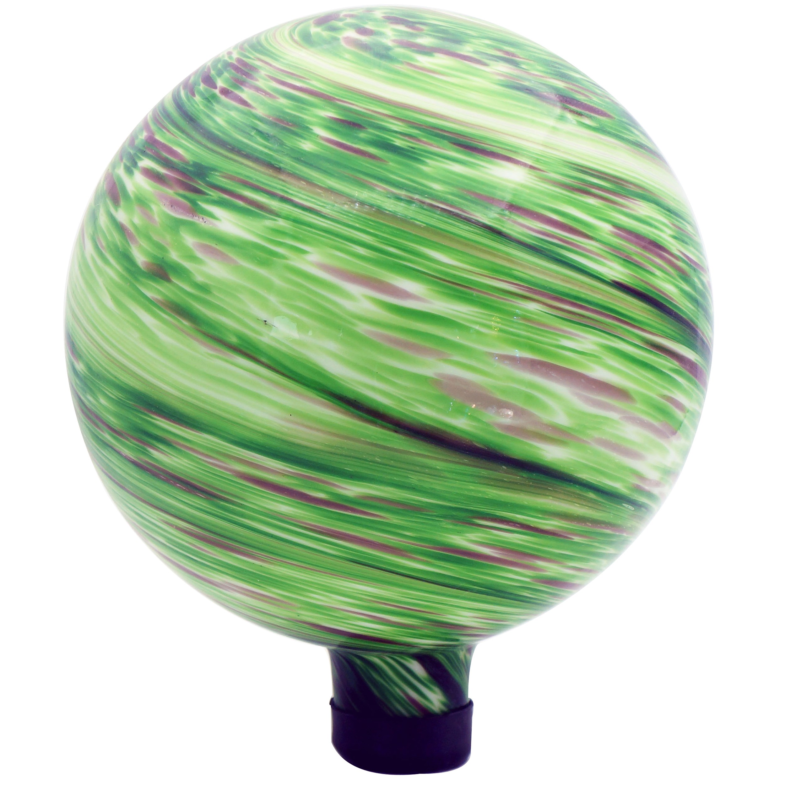 Gardener Select 10" Green Planet Glass Garden Globe — priced per each; minimum 4; multiples of 4