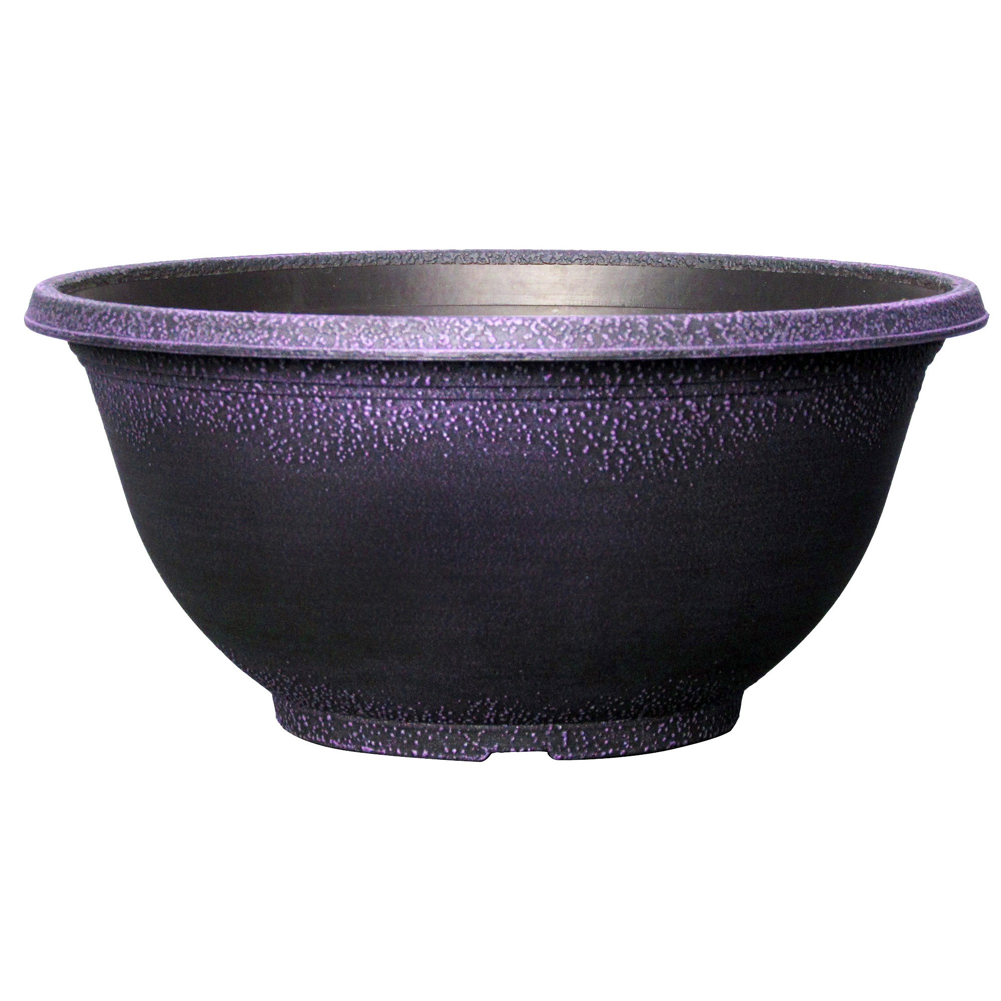 Grower Select 12.00 Sugar Sand Bowl Wisteria 1.6gal - 12in OD X 5.5in H X 5.8in BD — Case of 51