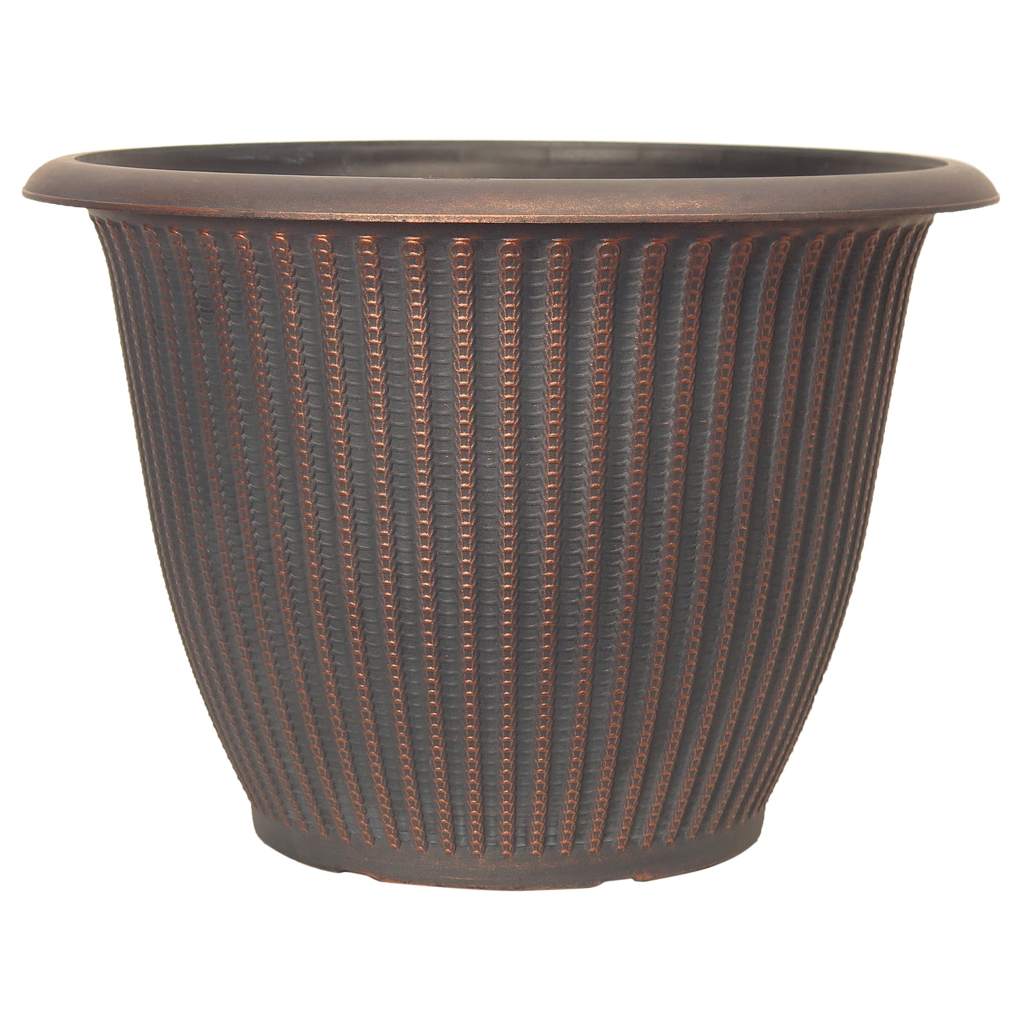 Grower Select 16.00 Piper Planter Vintage Copper 5.7gal - 16.5in OD x 11.8in H — Case of 40