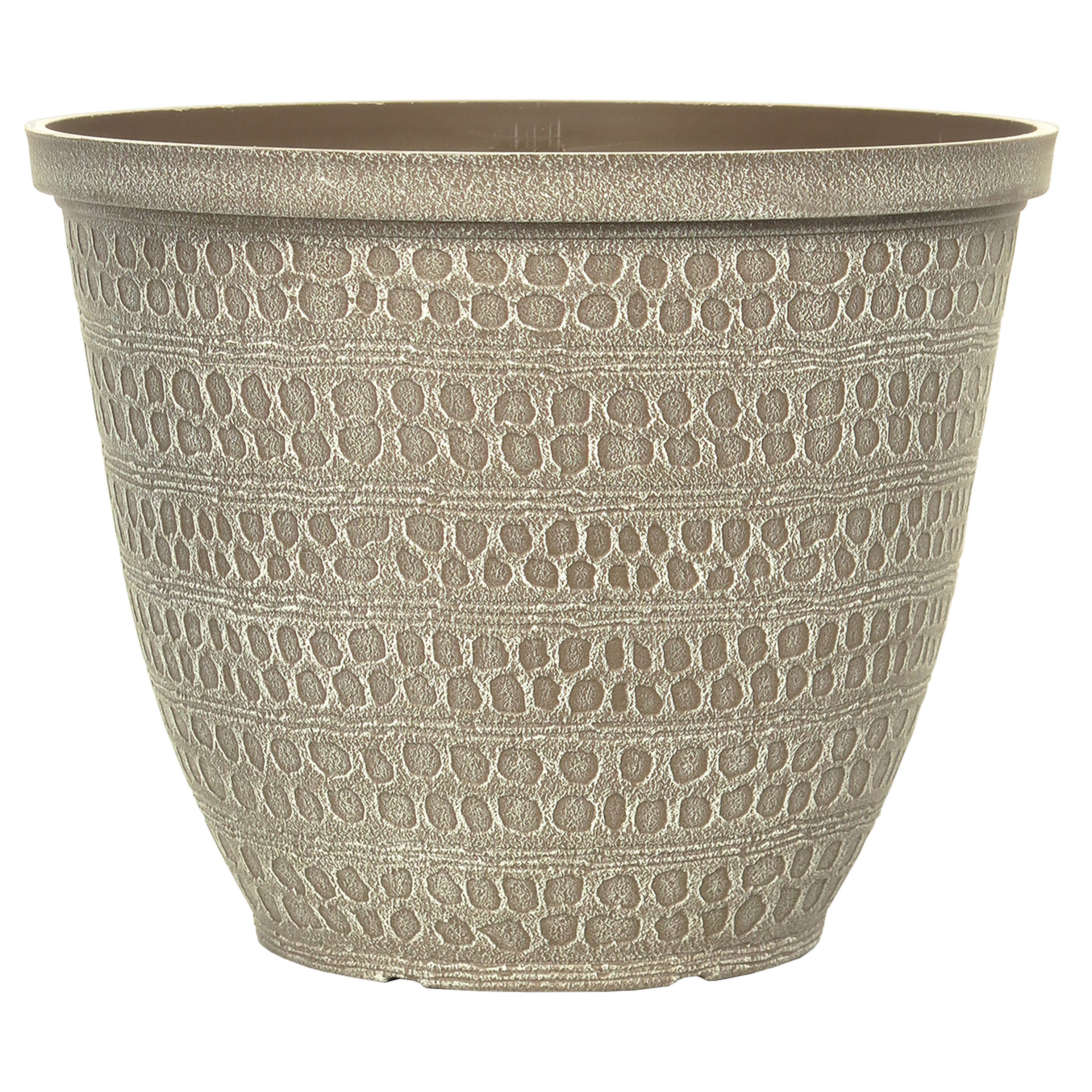 Grower Select 12.00 Ashbridges Planter Powdered Taupe 3gal - 12in OD x 9.6in H — Case of 31