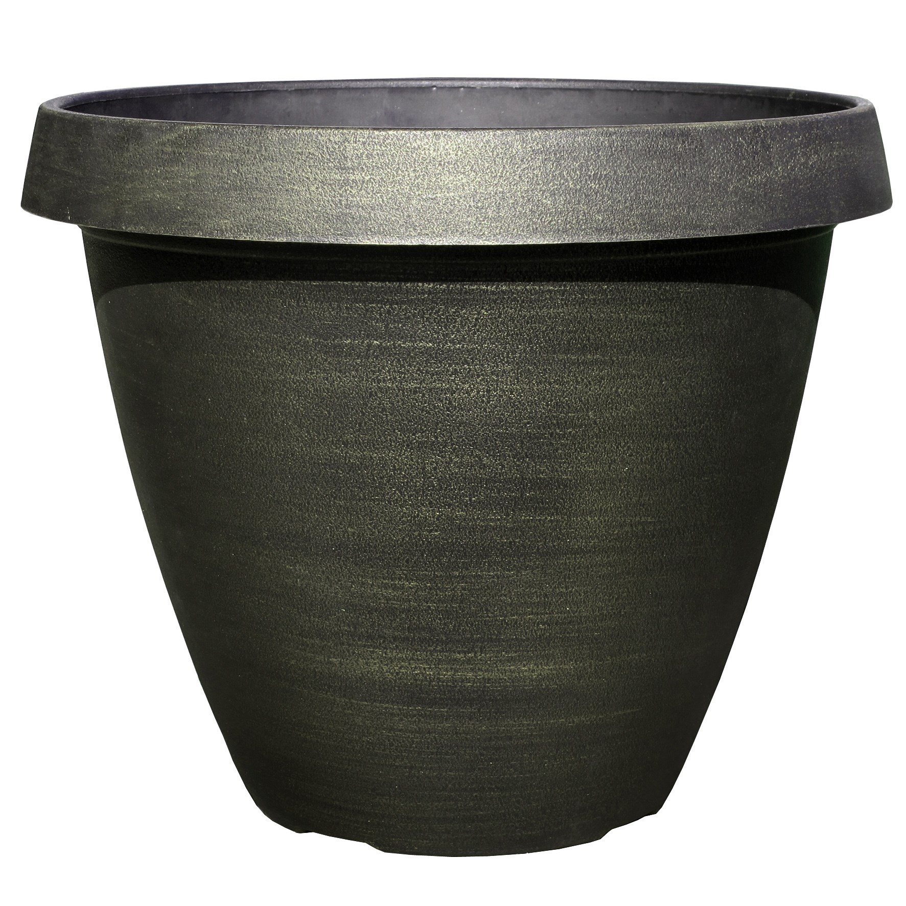 Grower Select 14.50 Round Cove Planter Brushed Champagne — Case of 30