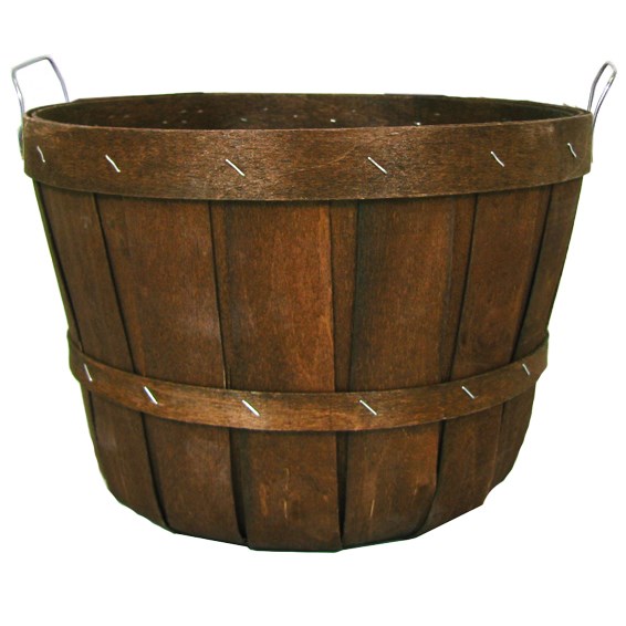 Grower Select Half Bushel Basket With 2 Loop Handle Brown — Case of 12