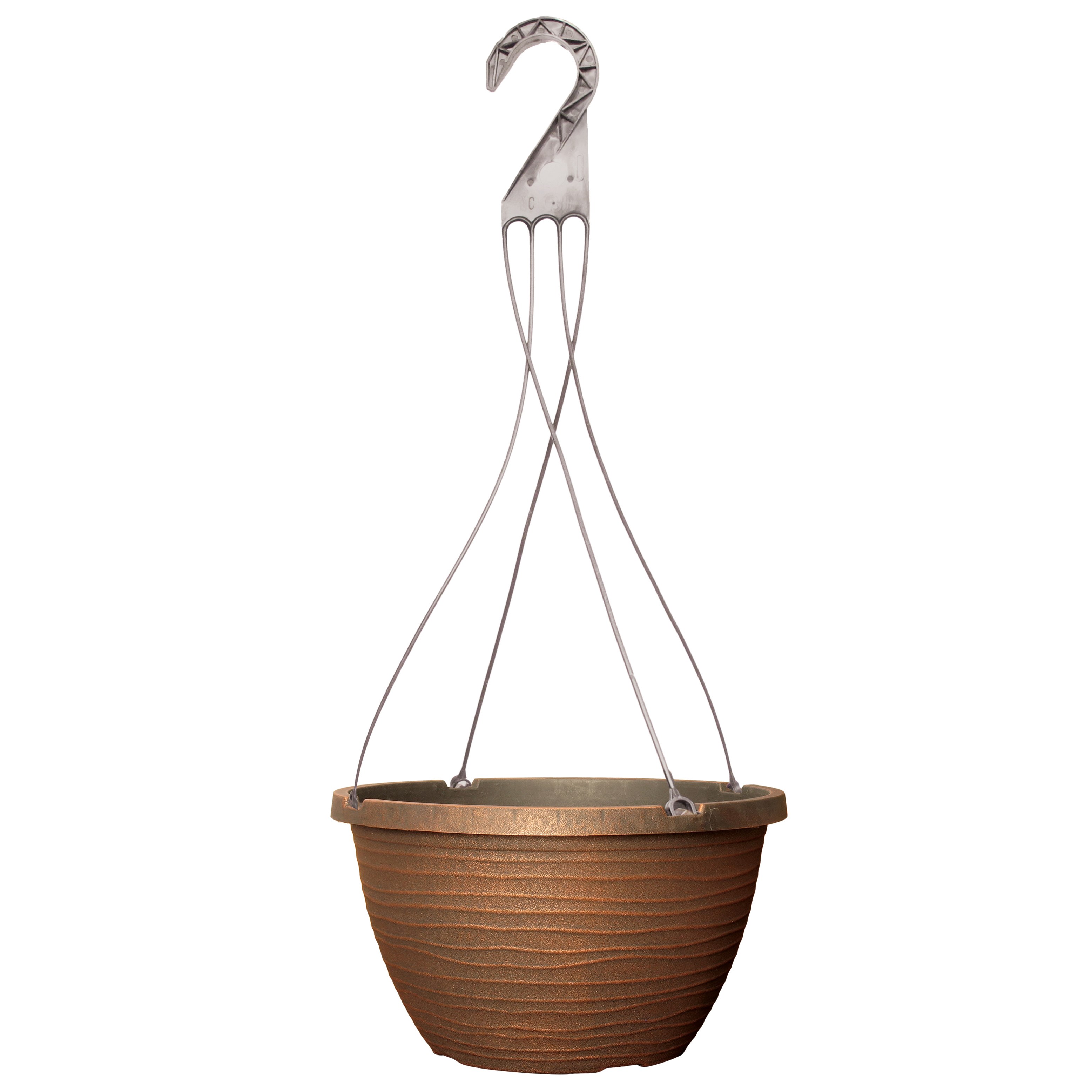 Grower Select 12.00 Dune Hanging Basket with Hanger Warm Copper — Case of 50