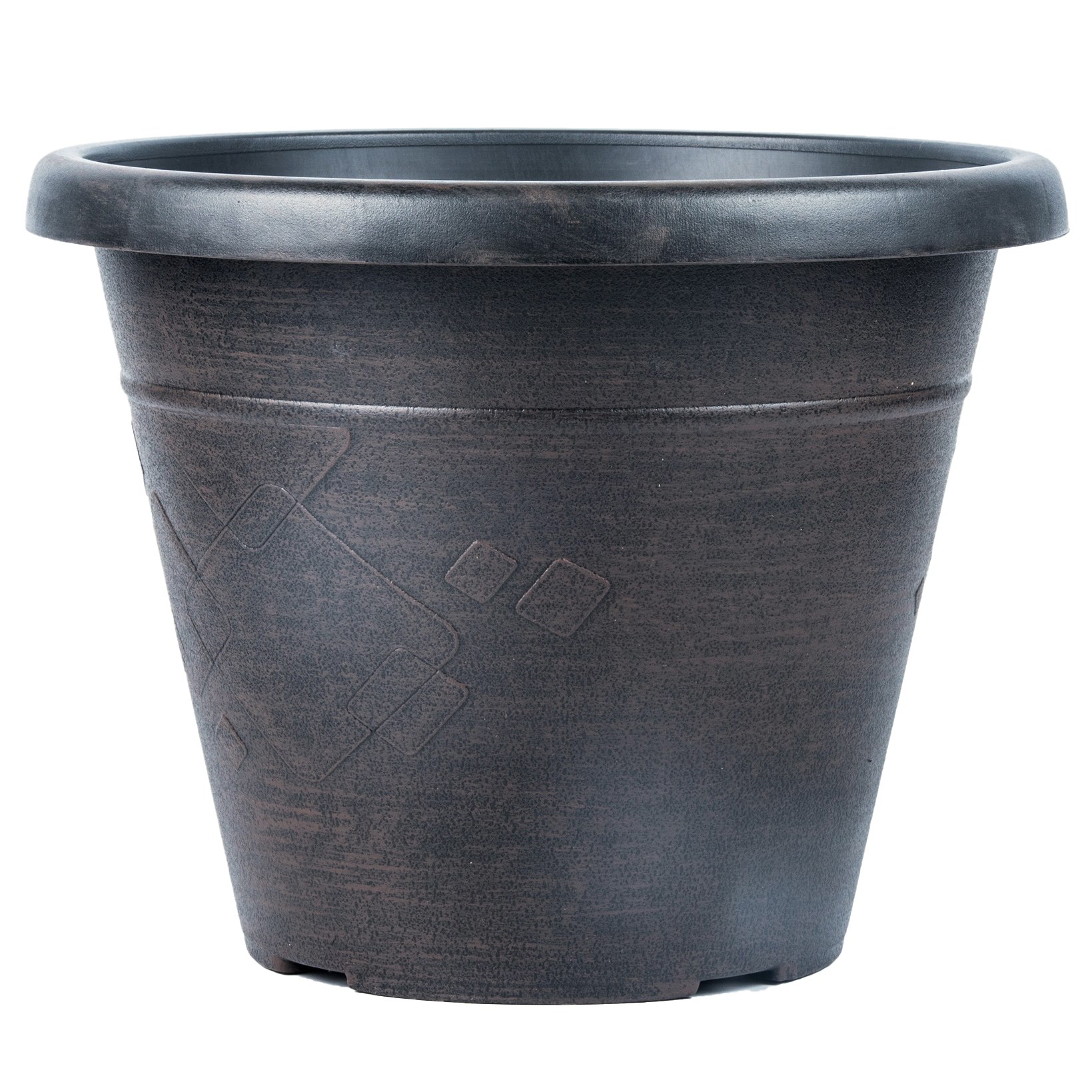 Grower Select 12.00 Beth Pot Red Wash 11.5 Liter 3.04gal - 13.11in OD x 10.24in H — Case of 24