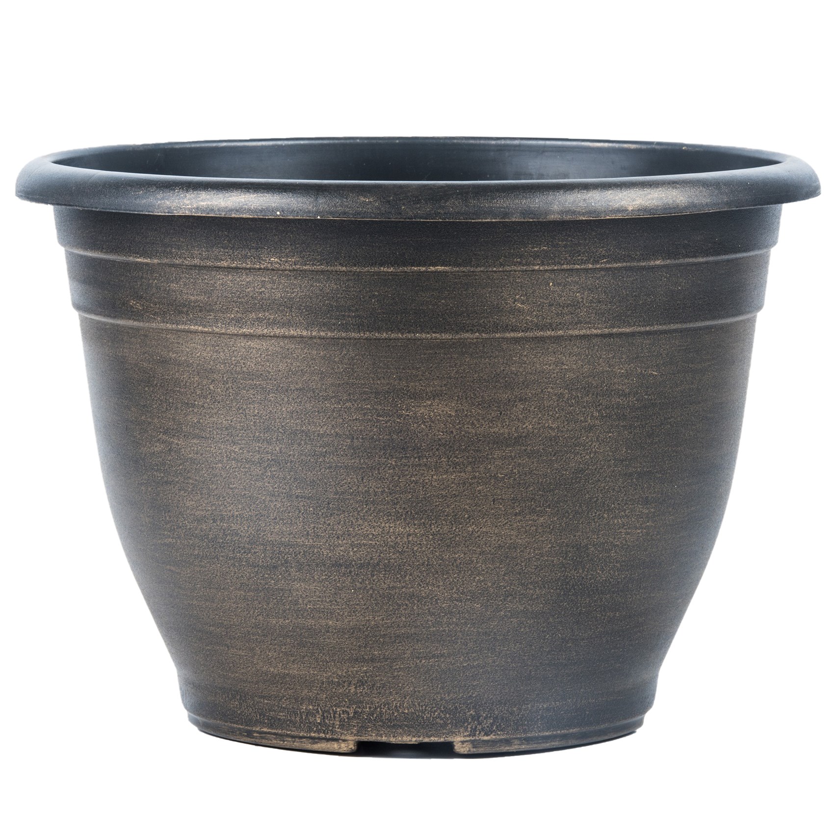 Grower Select 10.00 Tara Pot Gold Wash 6.5 Liter 1.72gal - 10.83in OD x 7.68in H LF1102 — Case of 48