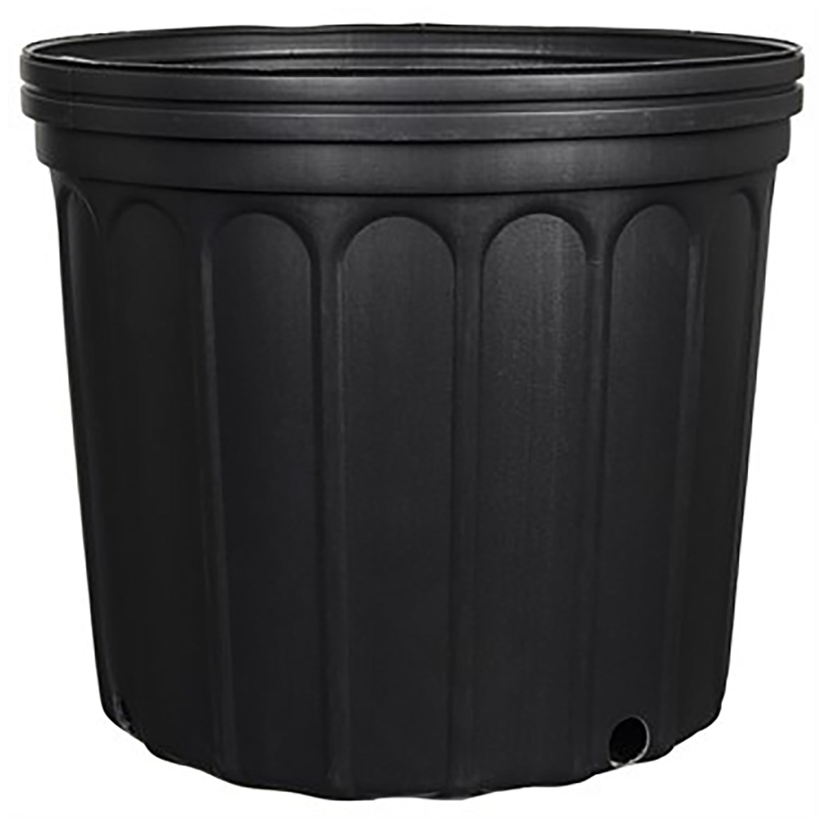 Grower Select True 3 Gallon Nursery Pot, Blow Molded, Black , 10.63in x 9.84in, 3.00Gal, 3Gallon — Case of 35