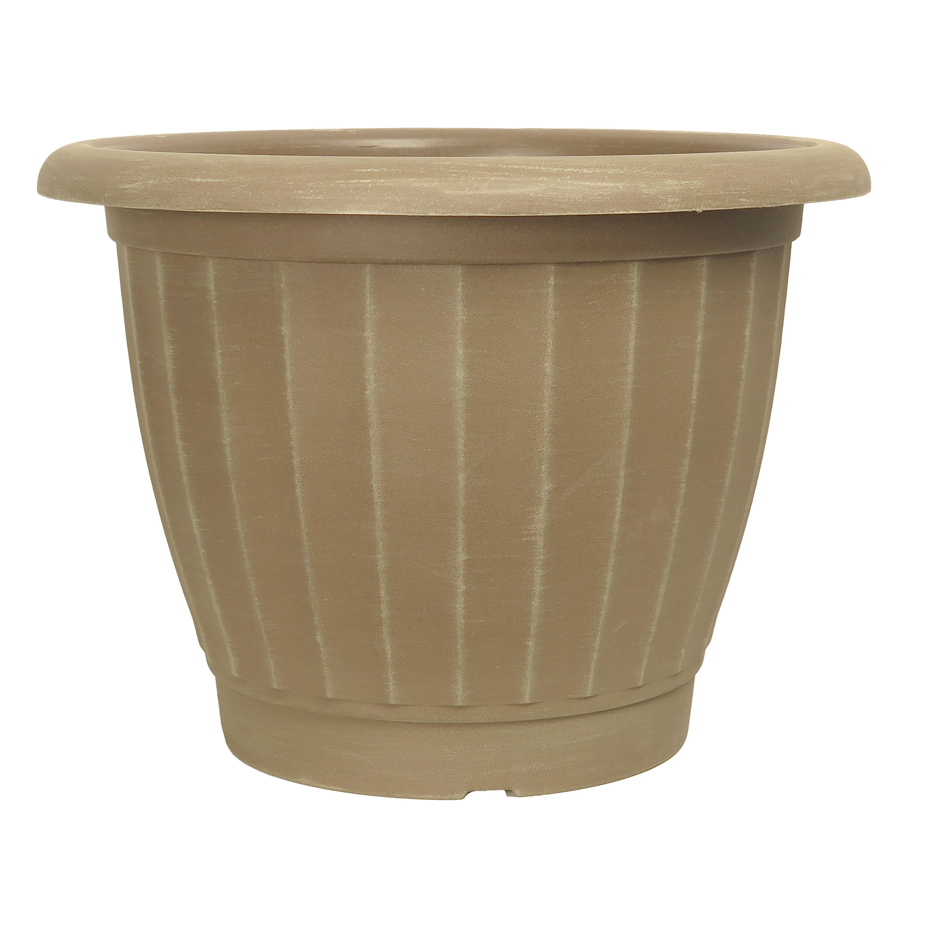 Grower Select 17.00 Castella Planter ACP Aged Cappuccino 7gal - 17.3in OD x 12.6in H — Case of 29