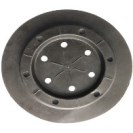 Grower Select Saucer Cap Dish for Twist Hanging Basket Black — Single Unit