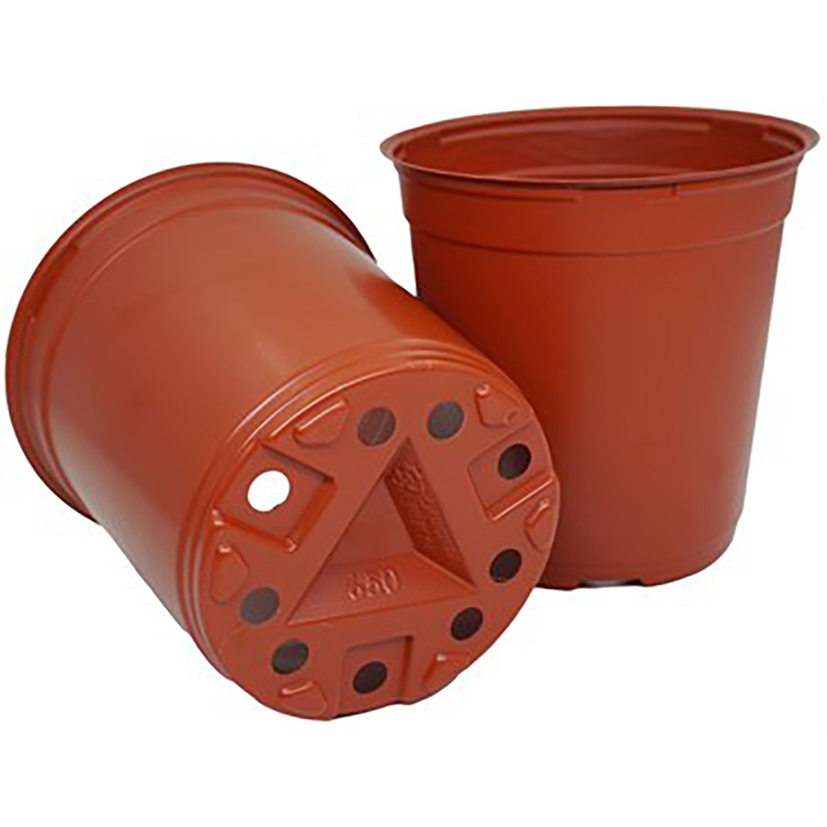 Grower Select 06.50 Trade Gallon Round Pot Terracotta, 6.50in D x 6.50in H, 2.53 Quart — Single Unit