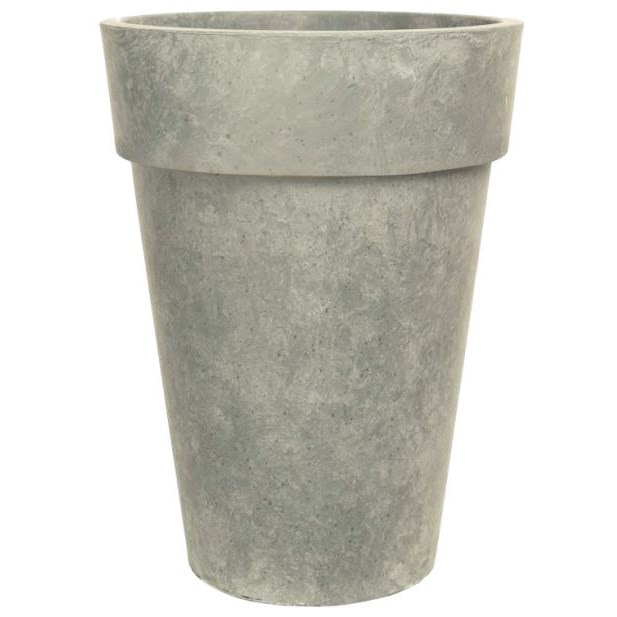 Grower Select 15.00 Euro Tall Planter Faux Concrete 9gal - 15in OD x 20in H — Case of 4