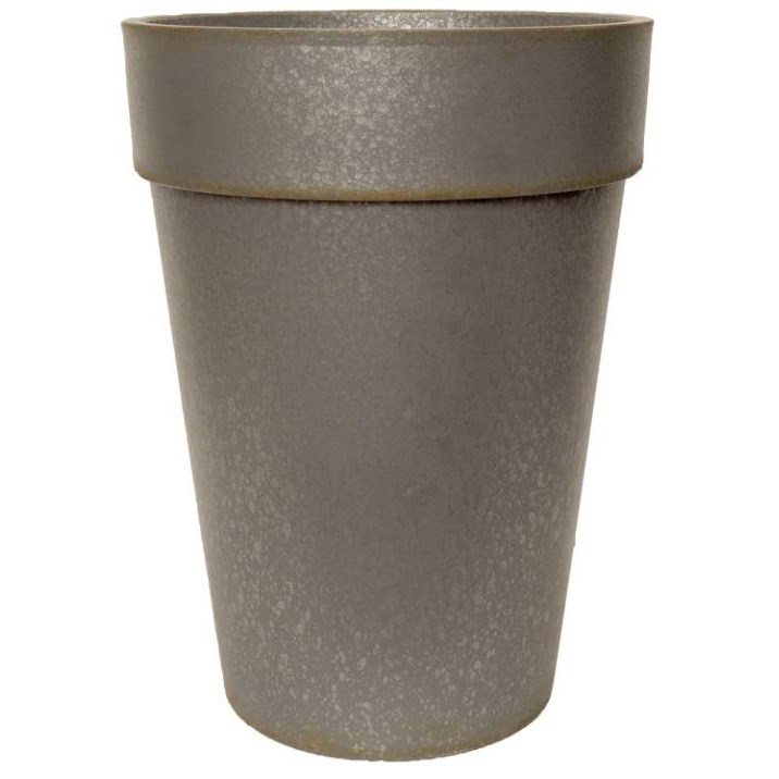 Grower Select 15.00 Euro Tall Planter Galvanized 9gal - 15in OD x 20in H — Case of 4