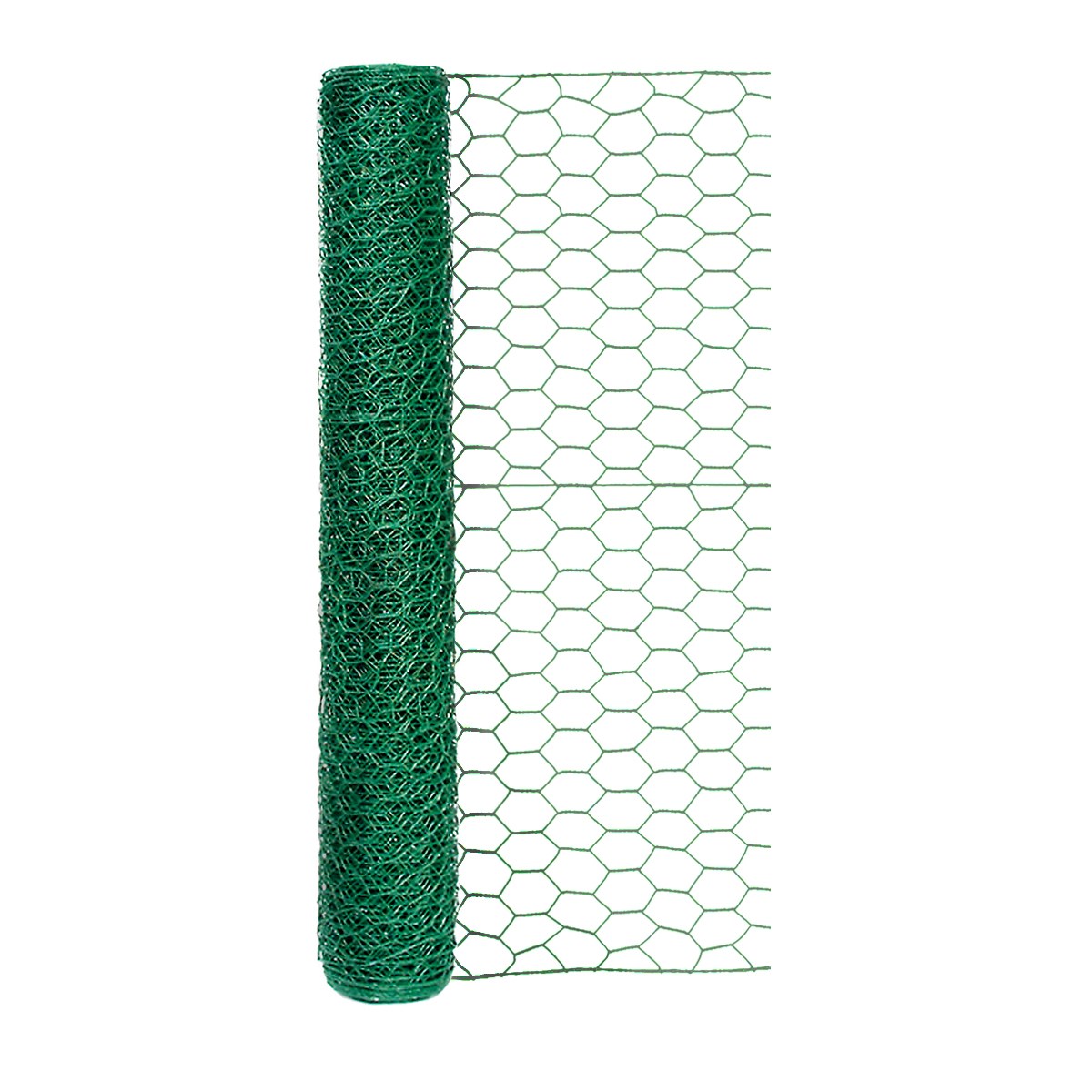 Origin Point 24"X25' Green PVC Hex Netting 1"