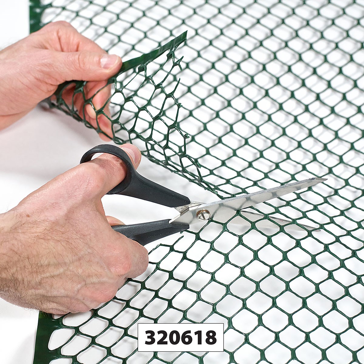 Origin Point 36"x25' Plastic Poultry Fence Green - Image 6