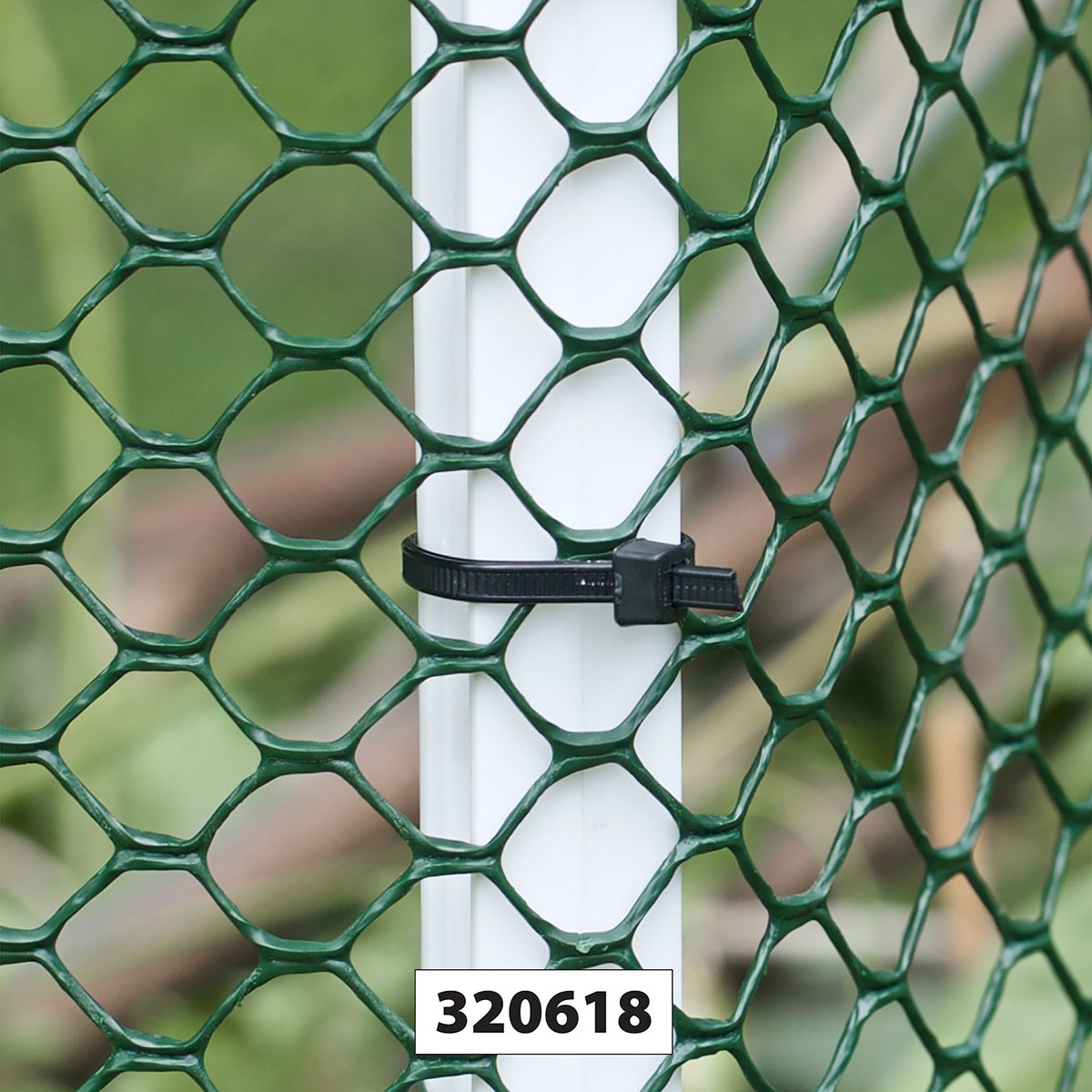 Origin Point 36"x25' Plastic Poultry Fence Green - Image 7