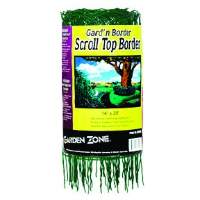 Origin Point 14"X20' Scroll Top Border Green — priced per each; minimum 6; multiples of 6