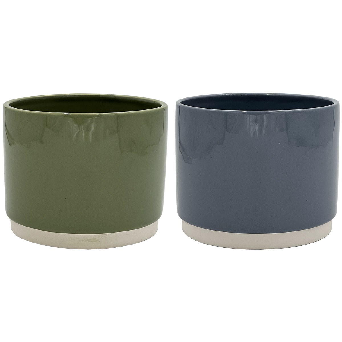 CHG 6" Kiawah Mixed Planter Denim & Sage
