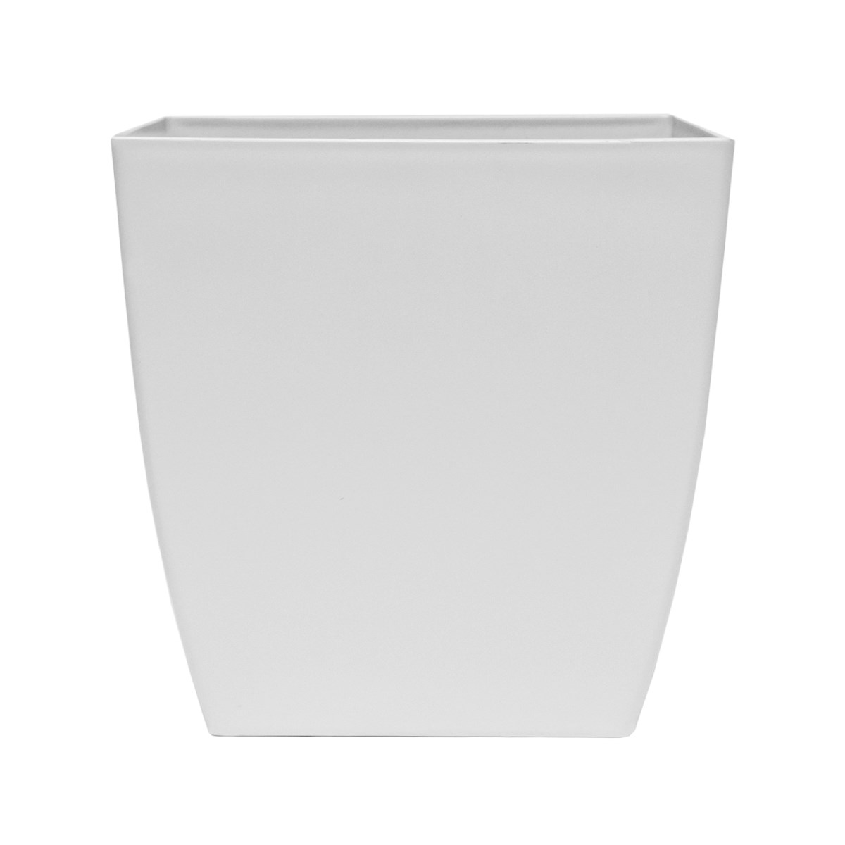 HC 10" Aria Square Planter White