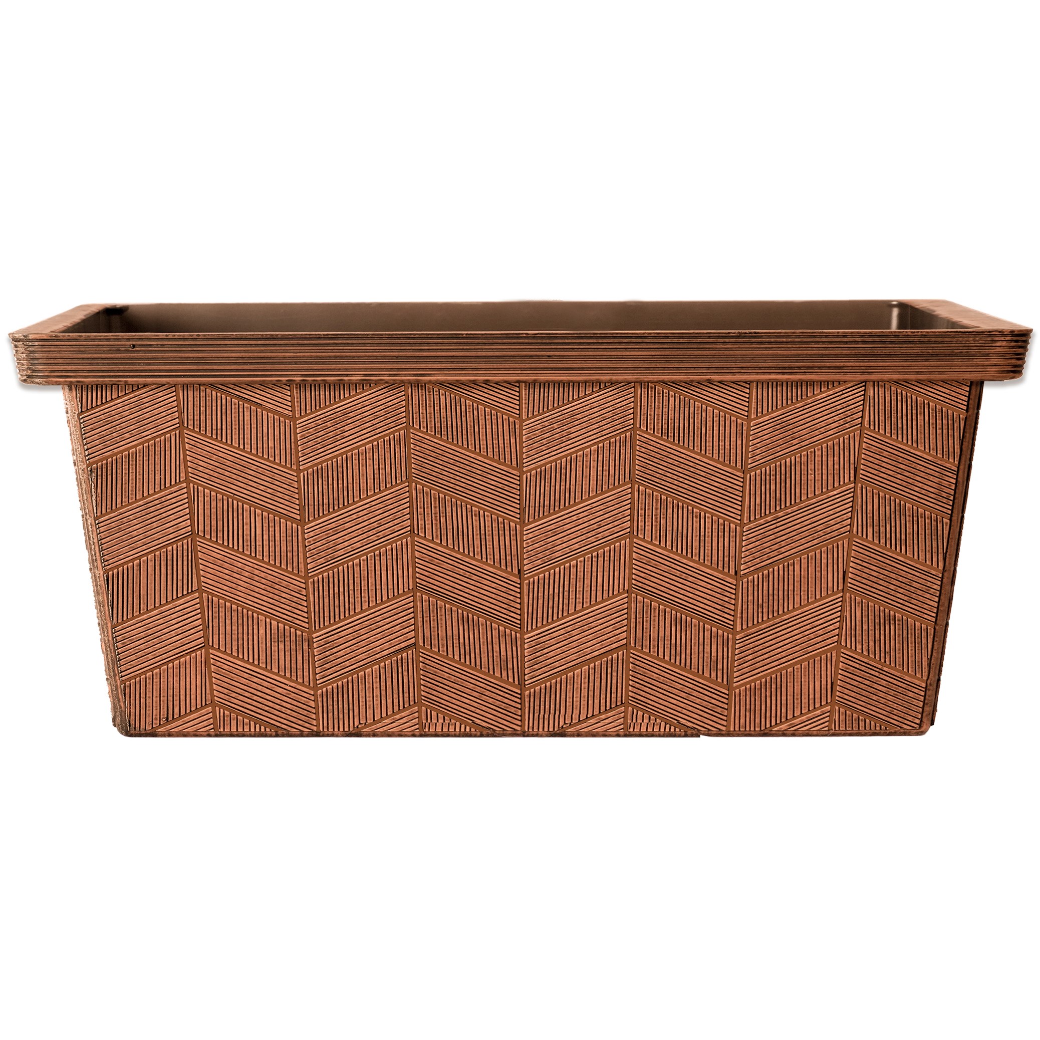 HC 27" Borden Deck Box Maple — priced per each; minimum 8; multiples of 8