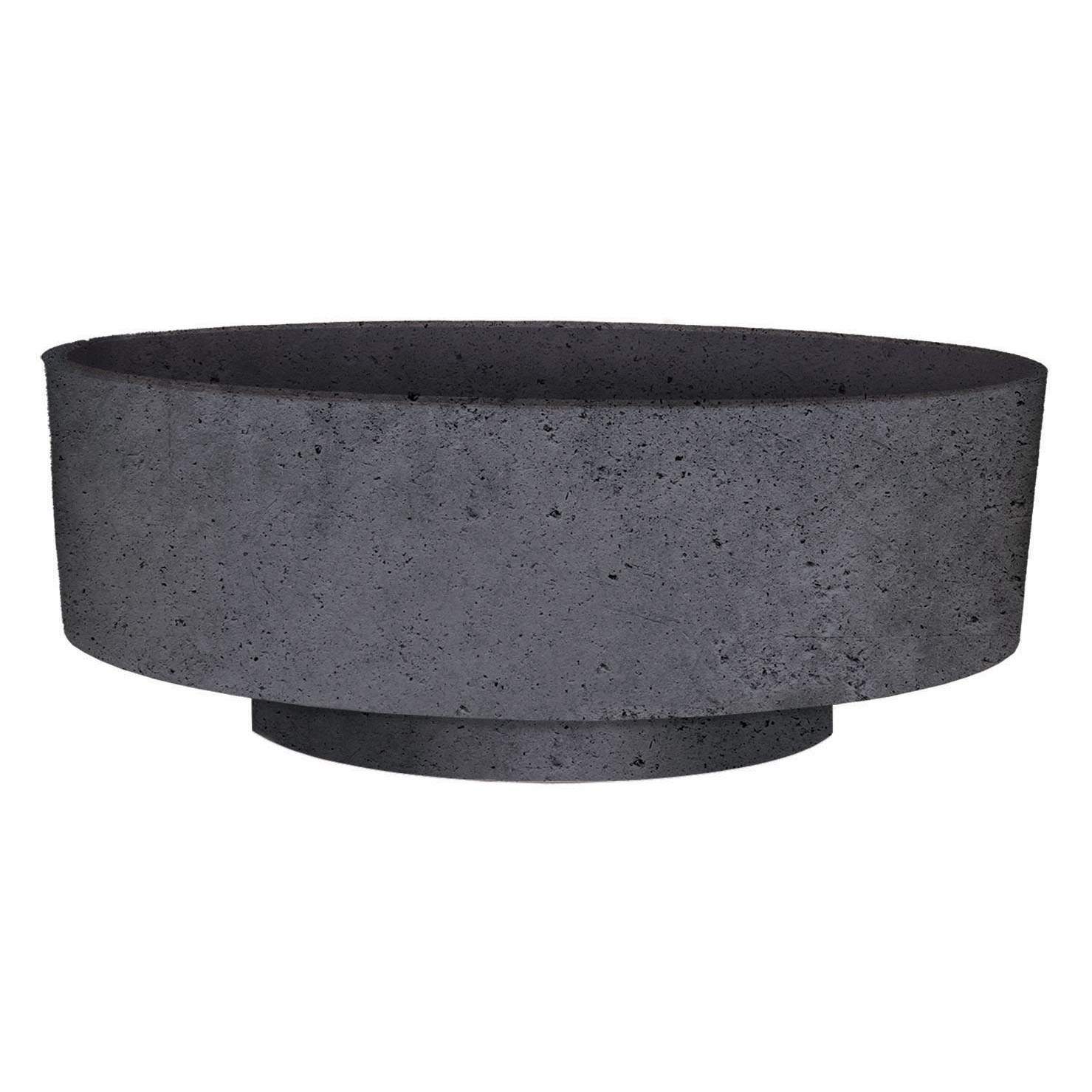 HC 8" Capri Bowl Faux Concrete — priced per each; minimum 20; multiples of 20