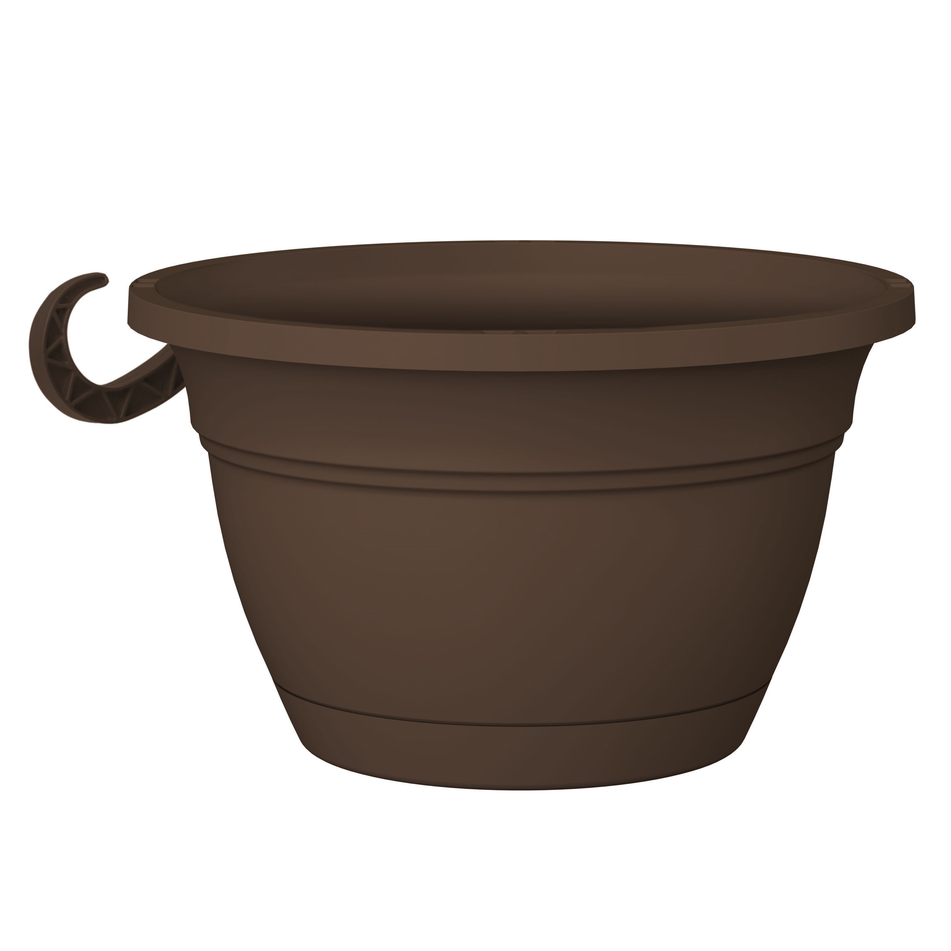 HC 12" Eclipse Round Hanging Basket Chocolate — priced per each; minimum 10; multiples of 10