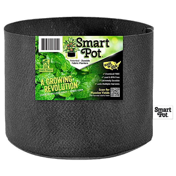 Smart Pot 5gal Black Bulk Box