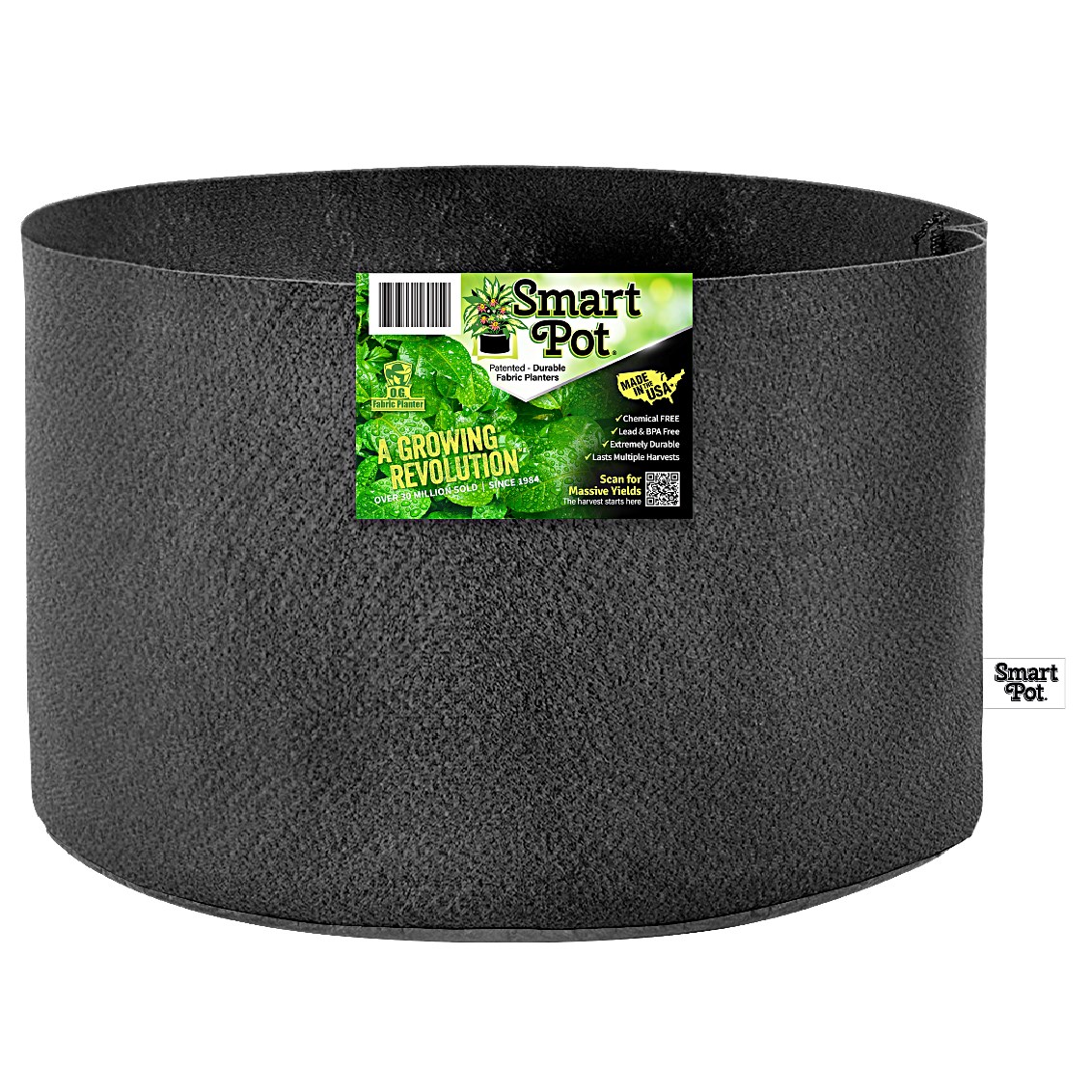 Smart Pot 10gal Pepper & Veggie Black Grower With Display Box — priced per each; minimum 12; multiples of 12