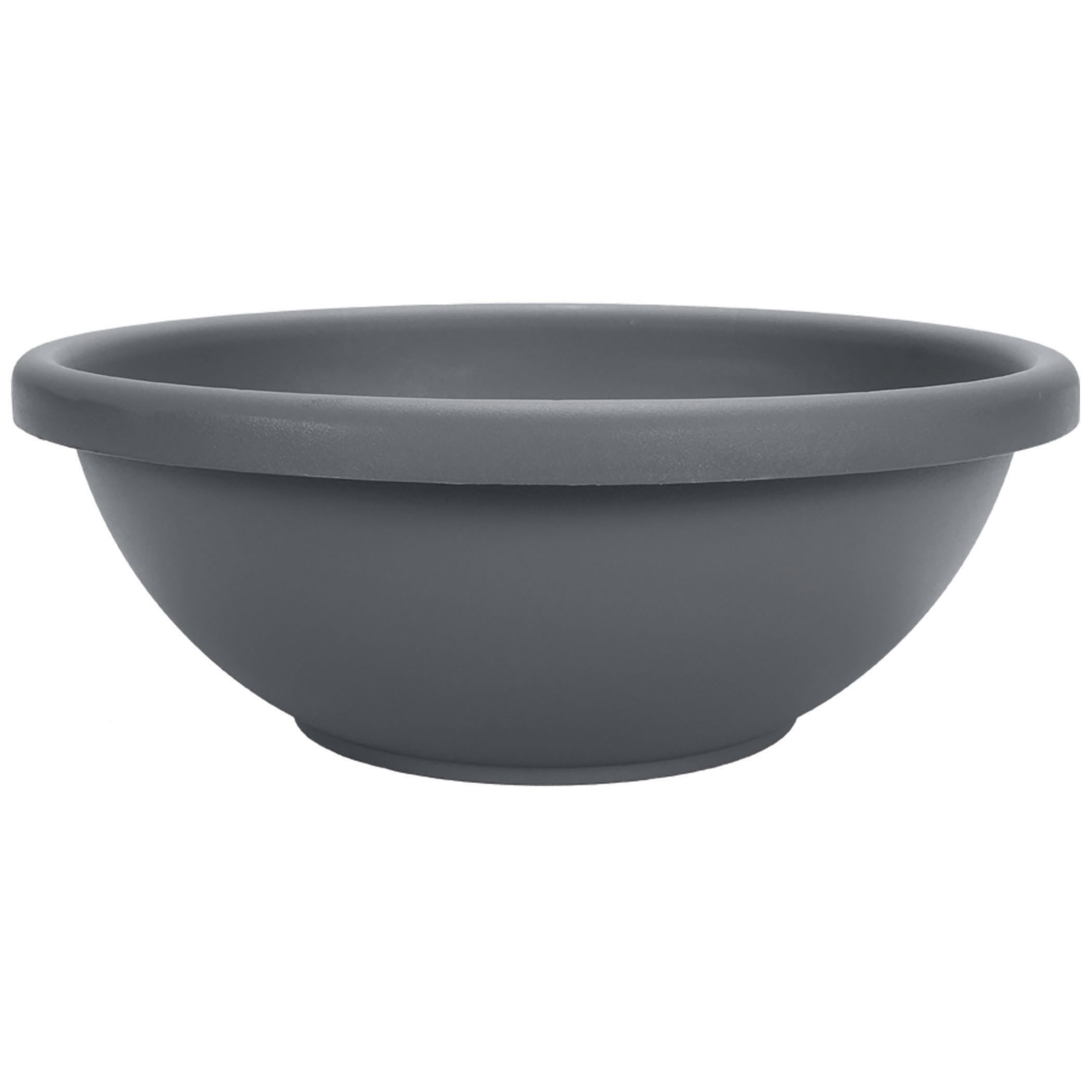 HC 12" Garden Bowl Warm Gray — priced per each; minimum 12; multiples of 12