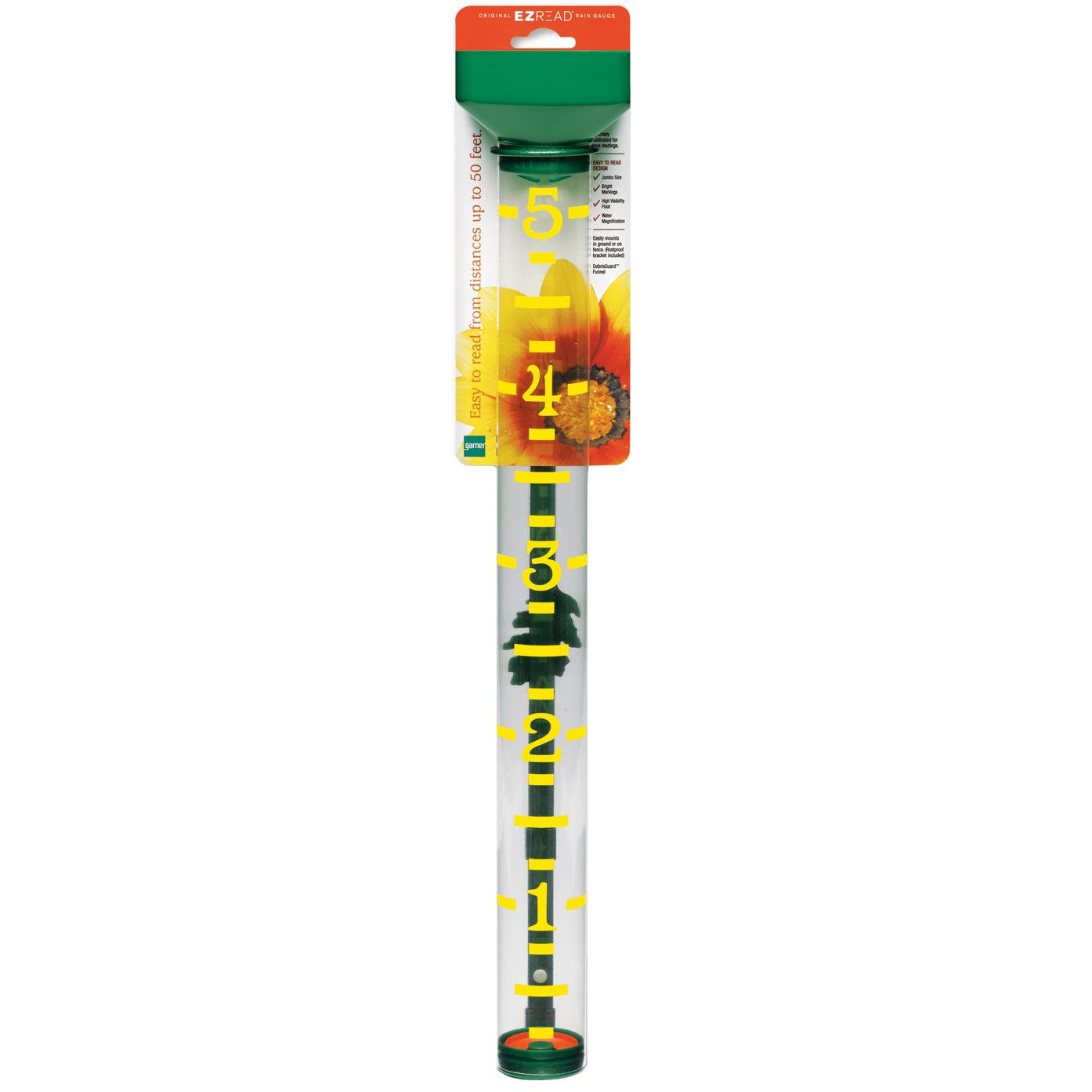 Headwind 21" Original EZ Read Rain Gauge Green — priced per each; minimum 12; multiples of 12