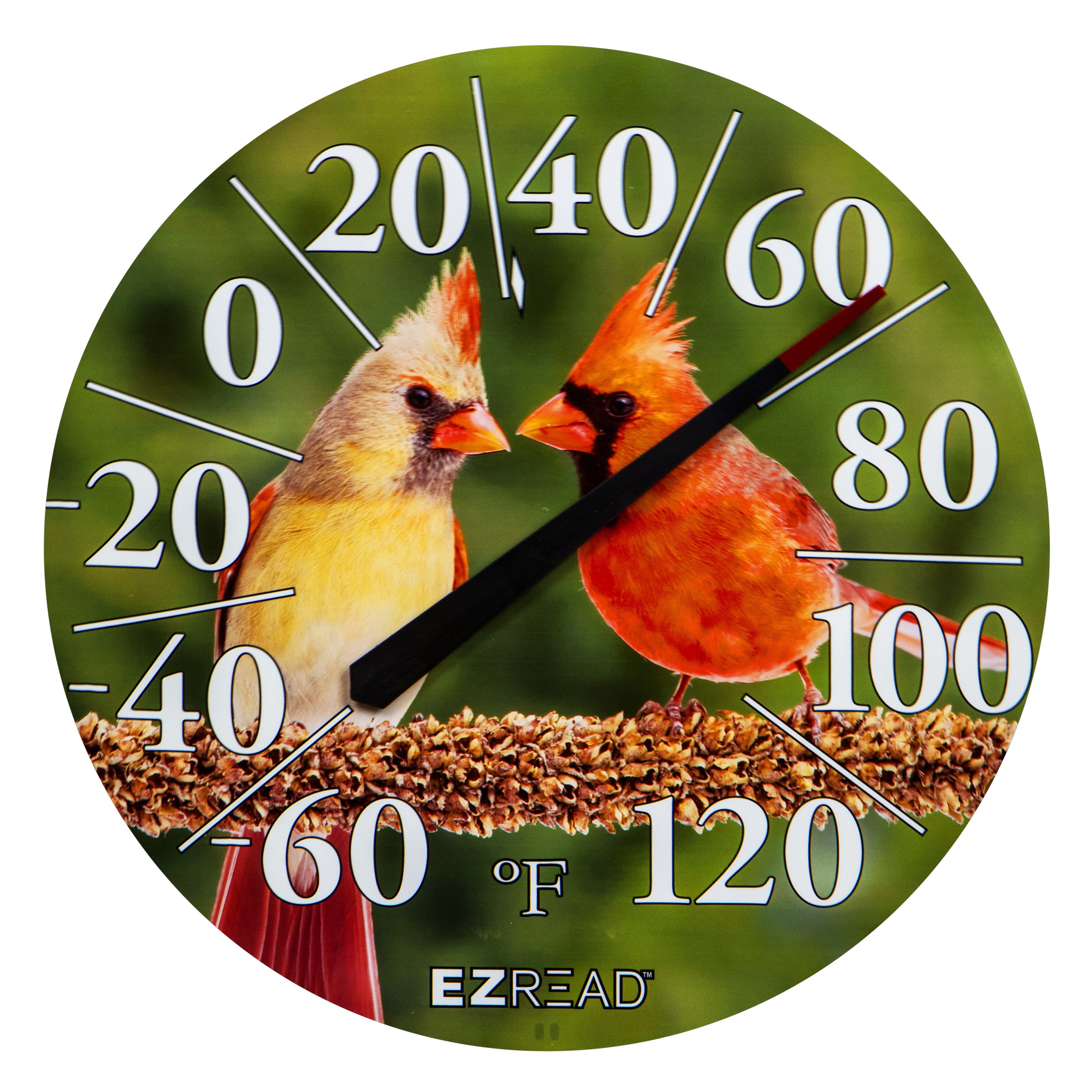 Headwind 12.5" EZ Read Dial Thermometer Cardinal — priced per each; minimum 6; multiples of 6