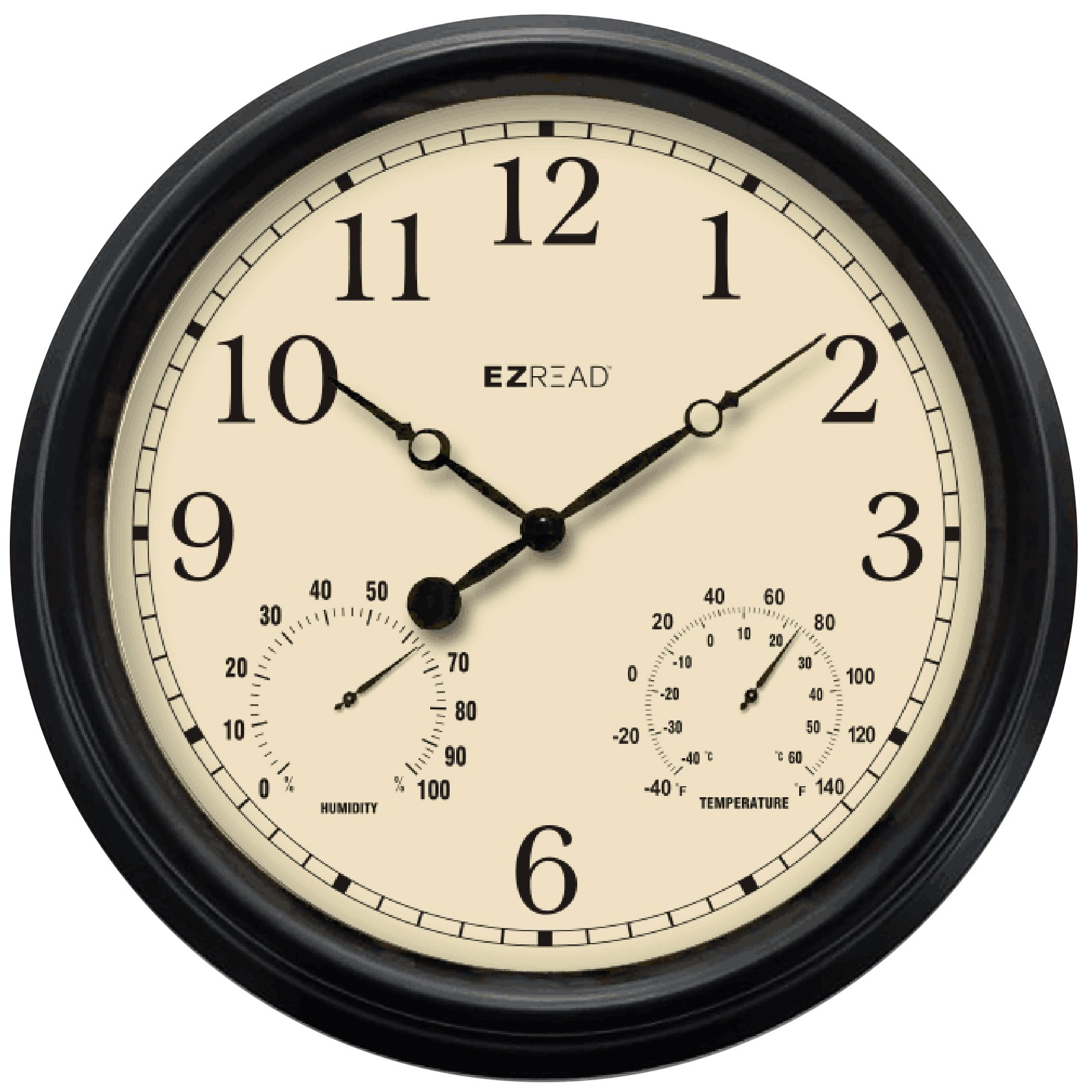 Headwind 15" EZ Read In/Out Clock Black — priced per each; minimum 4; multiples of 4