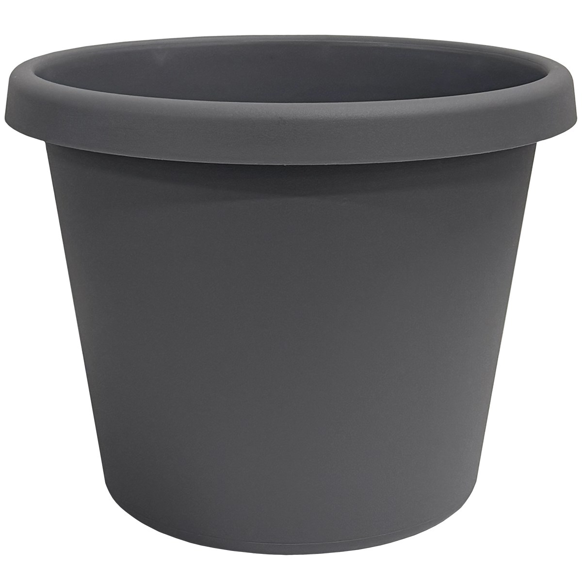 HC 10" Prima Planter Warm Gray — priced per each; minimum 12; multiples of 12