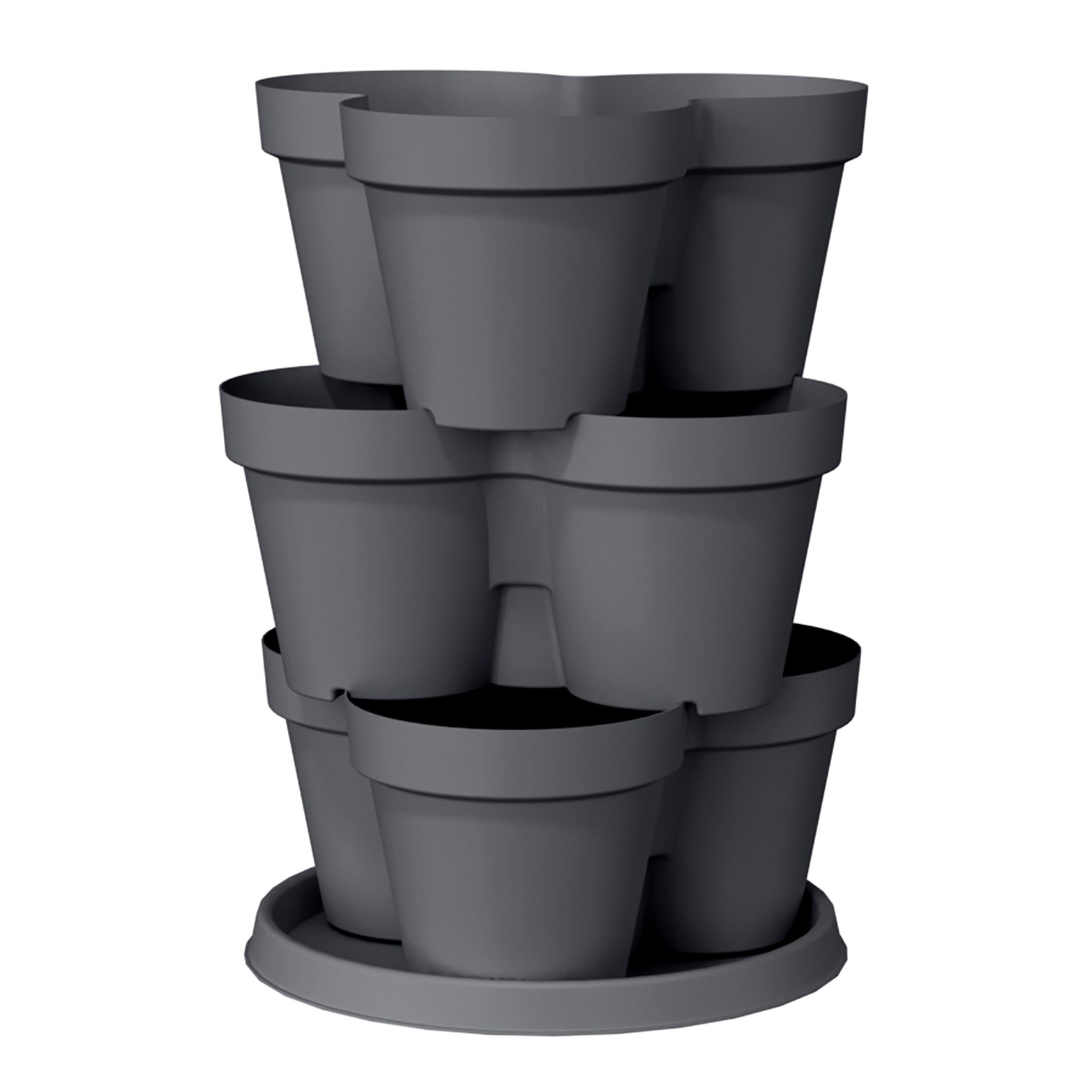 HC Terrace Planter Warm Gray — priced per each; minimum 2; multiples of 2