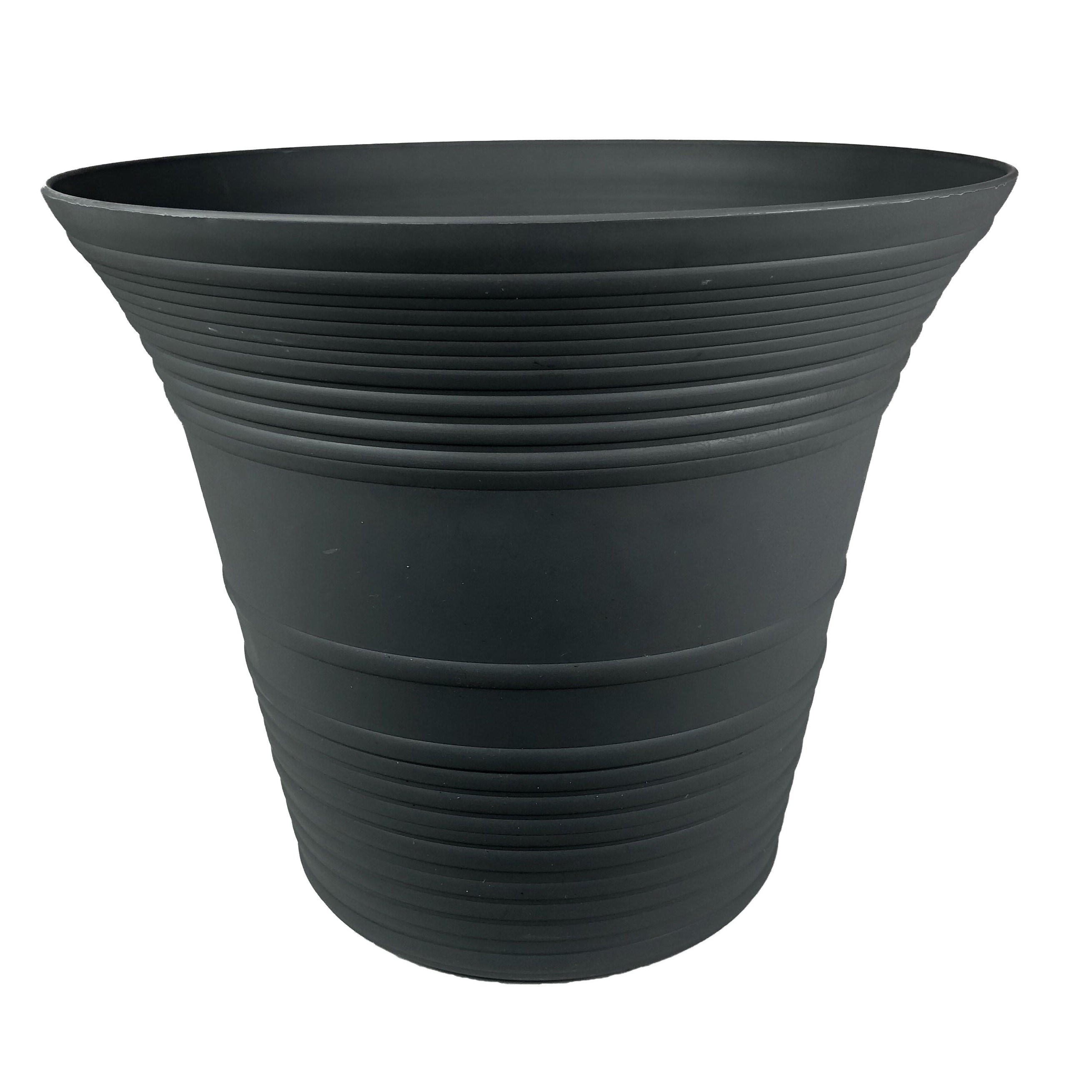 HC 16" Sedona Planter Warm Gray — priced per each; minimum 6; multiples of 6