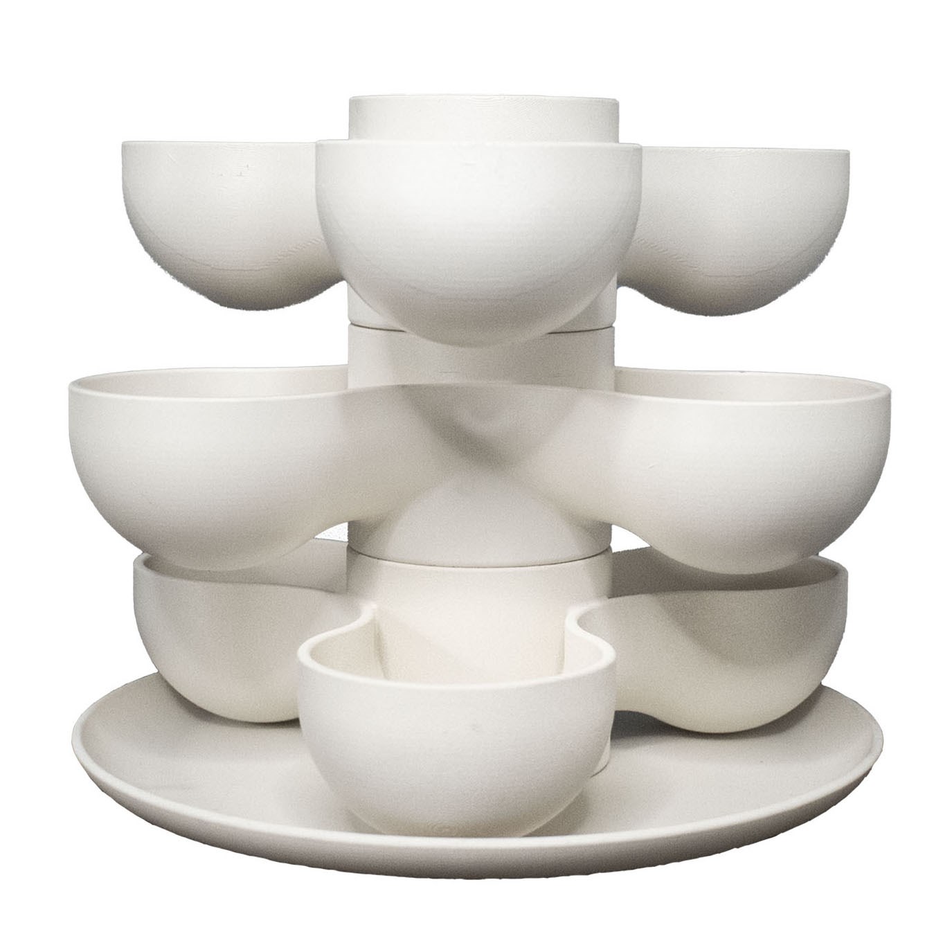 HC 8" Pixie Succulent Stacking Planter Vanilla Bisque — priced per each; minimum 4; multiples of 4