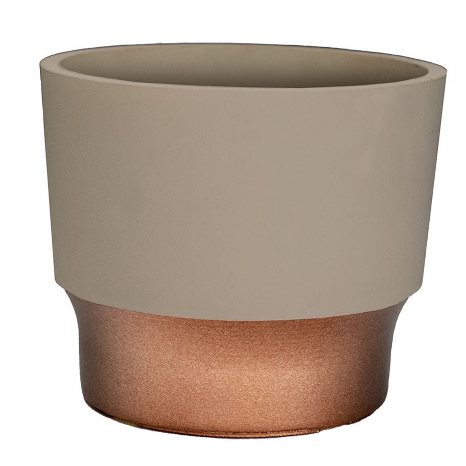 HC 2.5" Sprite Succulent Planter Artisan Taupe — priced per each; minimum 20; multiples of 20
