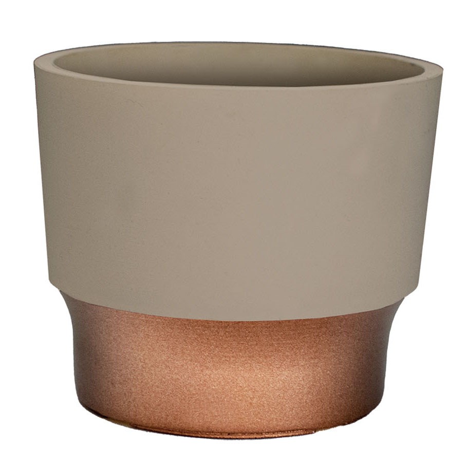 HC 3" Sprite Succulent Planter Artisan Taupe — priced per each; minimum 20; multiples of 20