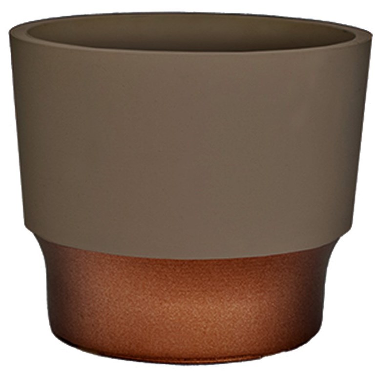 HC 5" Sprite Succulent Pot Artisan Taupe — priced per each; minimum 12; multiples of 12