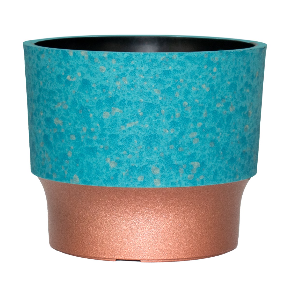 HC 5" Sprite Succulent Pot Faux Turquoise — priced per each; minimum 12; multiples of 12