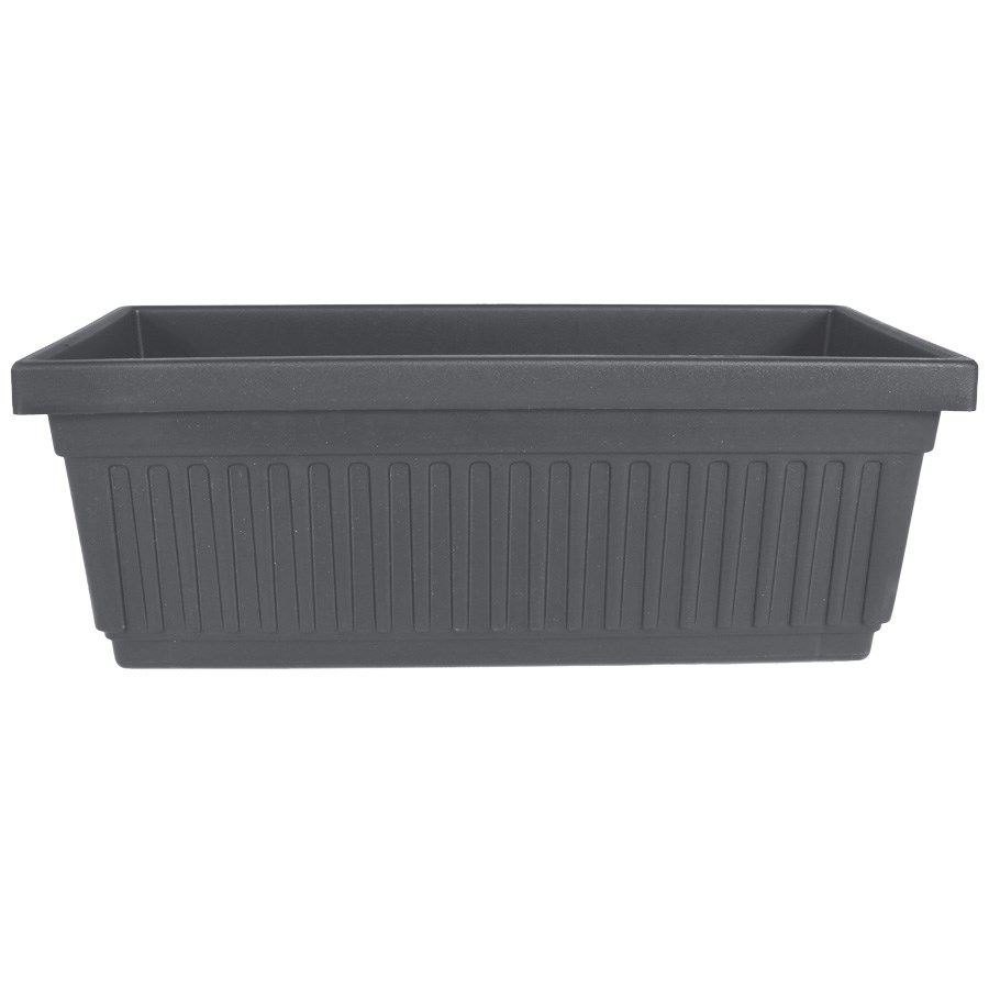 HC 18" Venetian Flower Box Warm Gray — priced per each; minimum 6; multiples of 6