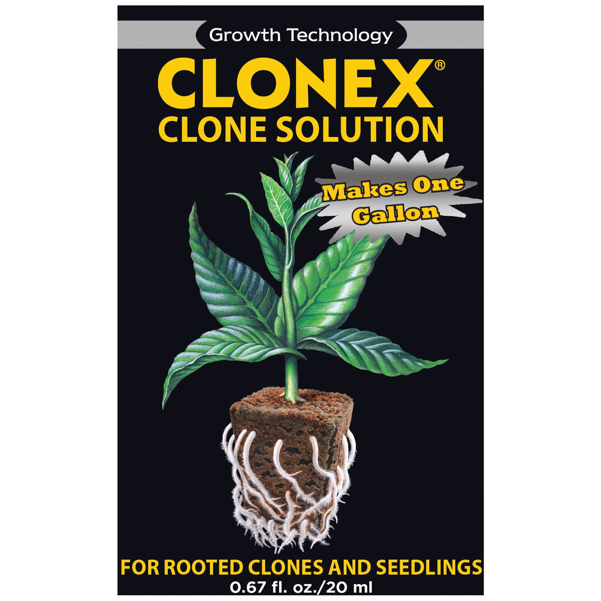 HDI 20mL Clonex Clone Solution 20mL Packet Master case is 108. Contains 6 displayer boxes of 18. — priced per each; minimum 18; multiples of 18