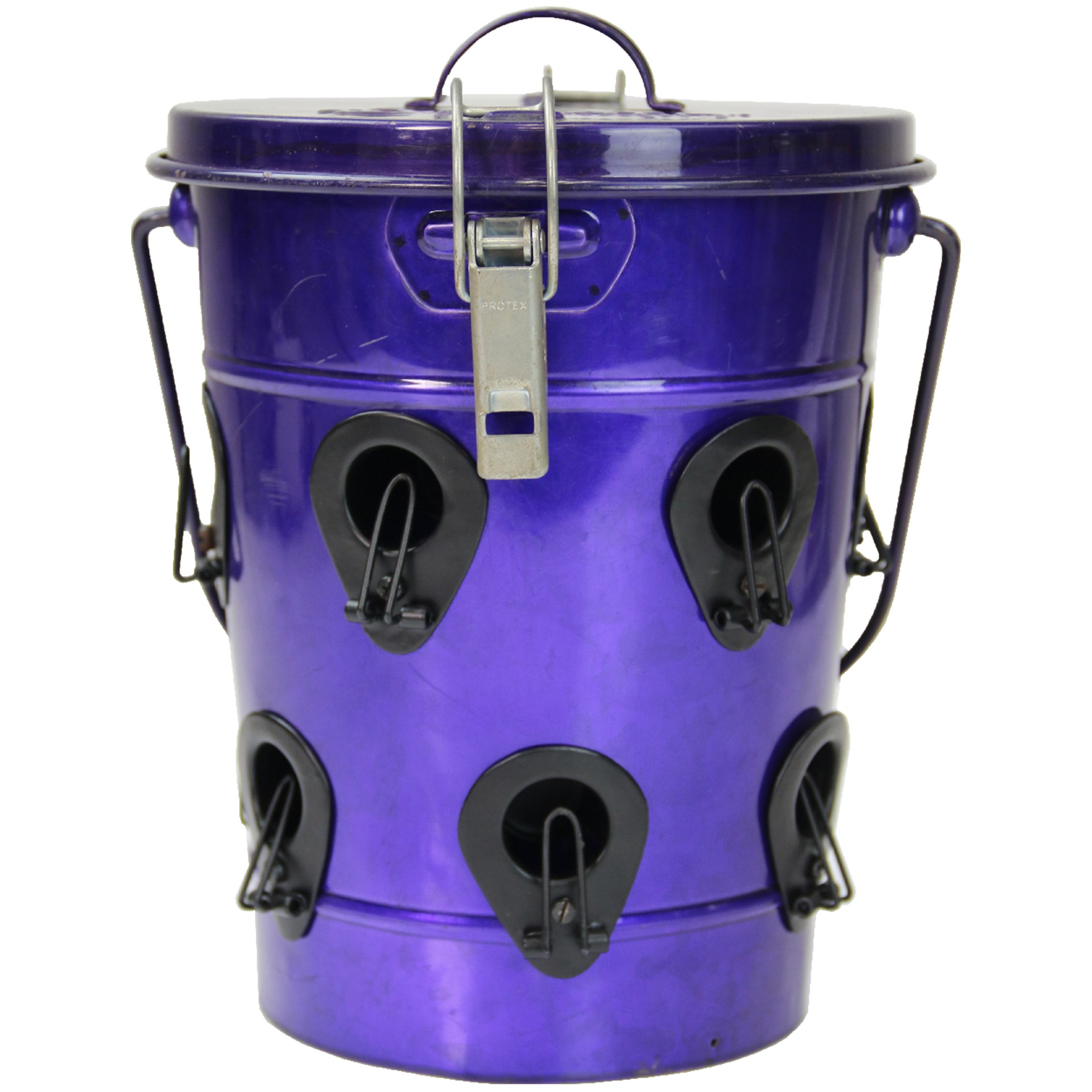Heath Purple Bucket Feeder — priced per each; minimum 2; multiples of 2