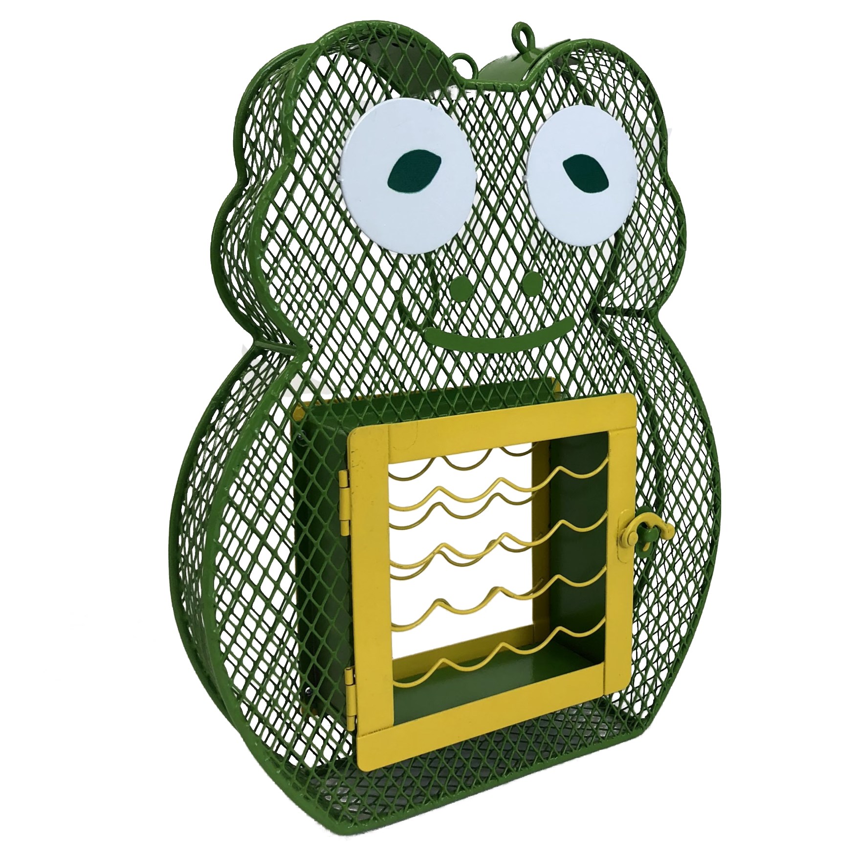 Heath Frog Cage Feeder Holds 2 Suet Cakes & 2# of Seed — priced per each; minimum 5; multiples of 5